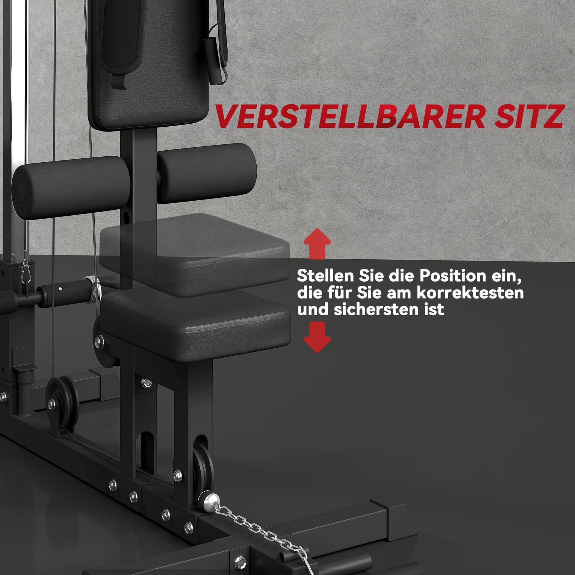 SPORTNOW Kraftstation für Zuhause multifunktionale – Bild 5