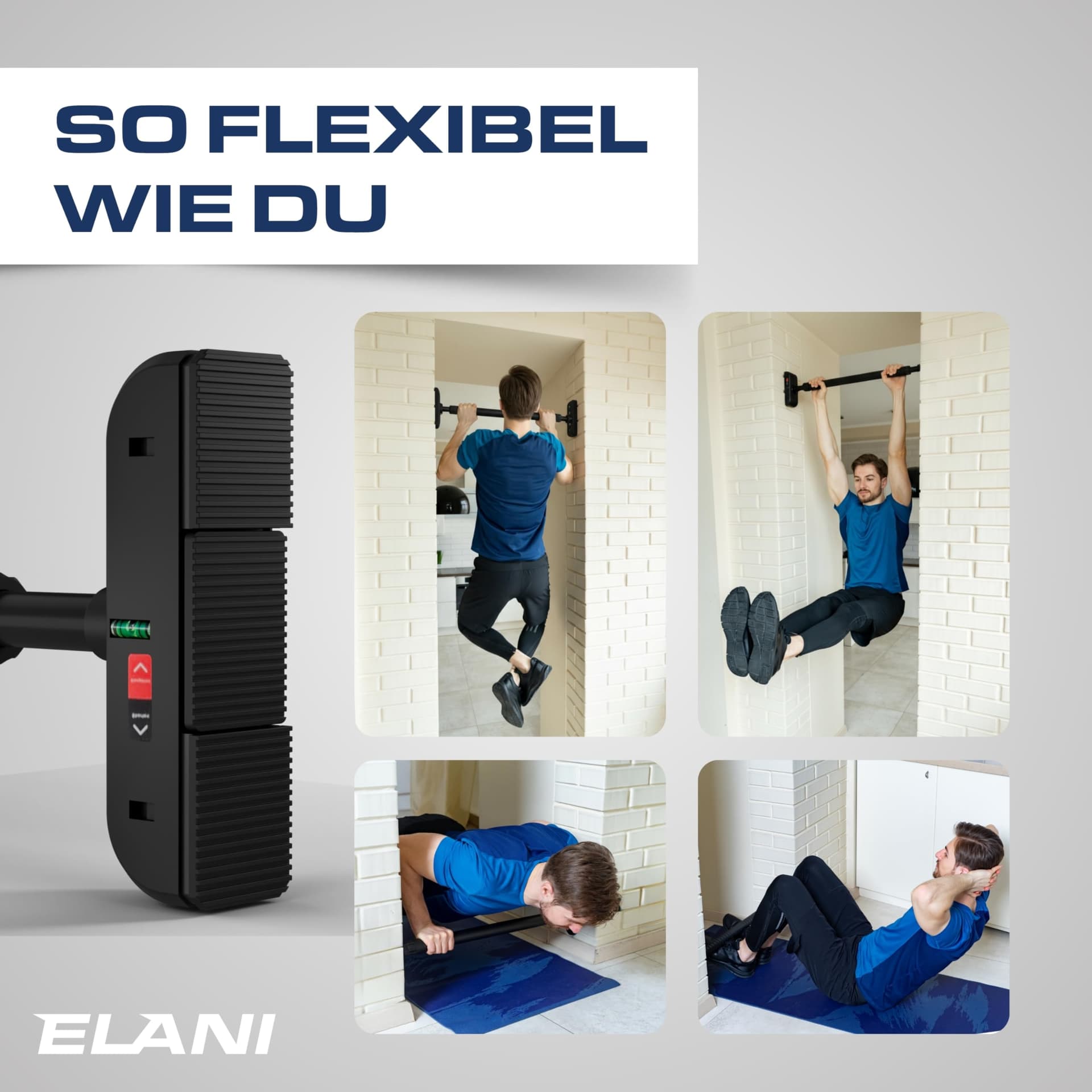 ELANI sichere Klimmzugstange 72-92 cm bis 200 kg – Bild 6