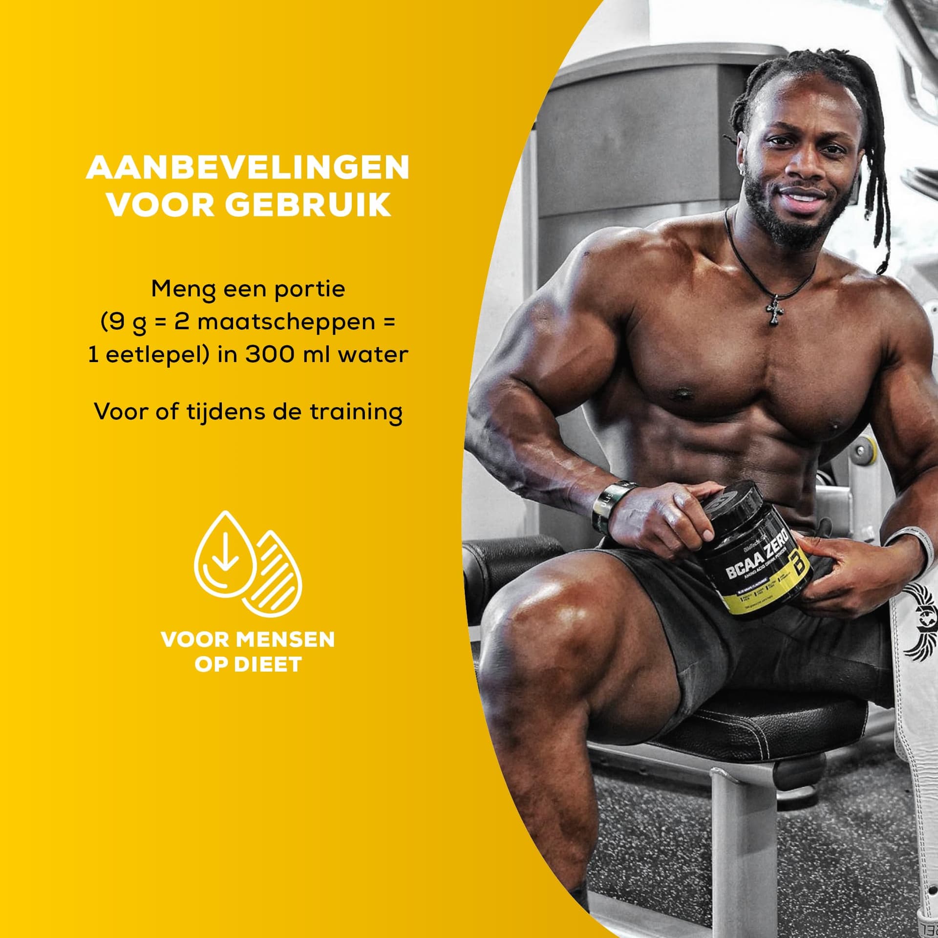 BioTechUSA BCAA Zero | Essentieel aminozuur poeder | 6g – Bild 3
