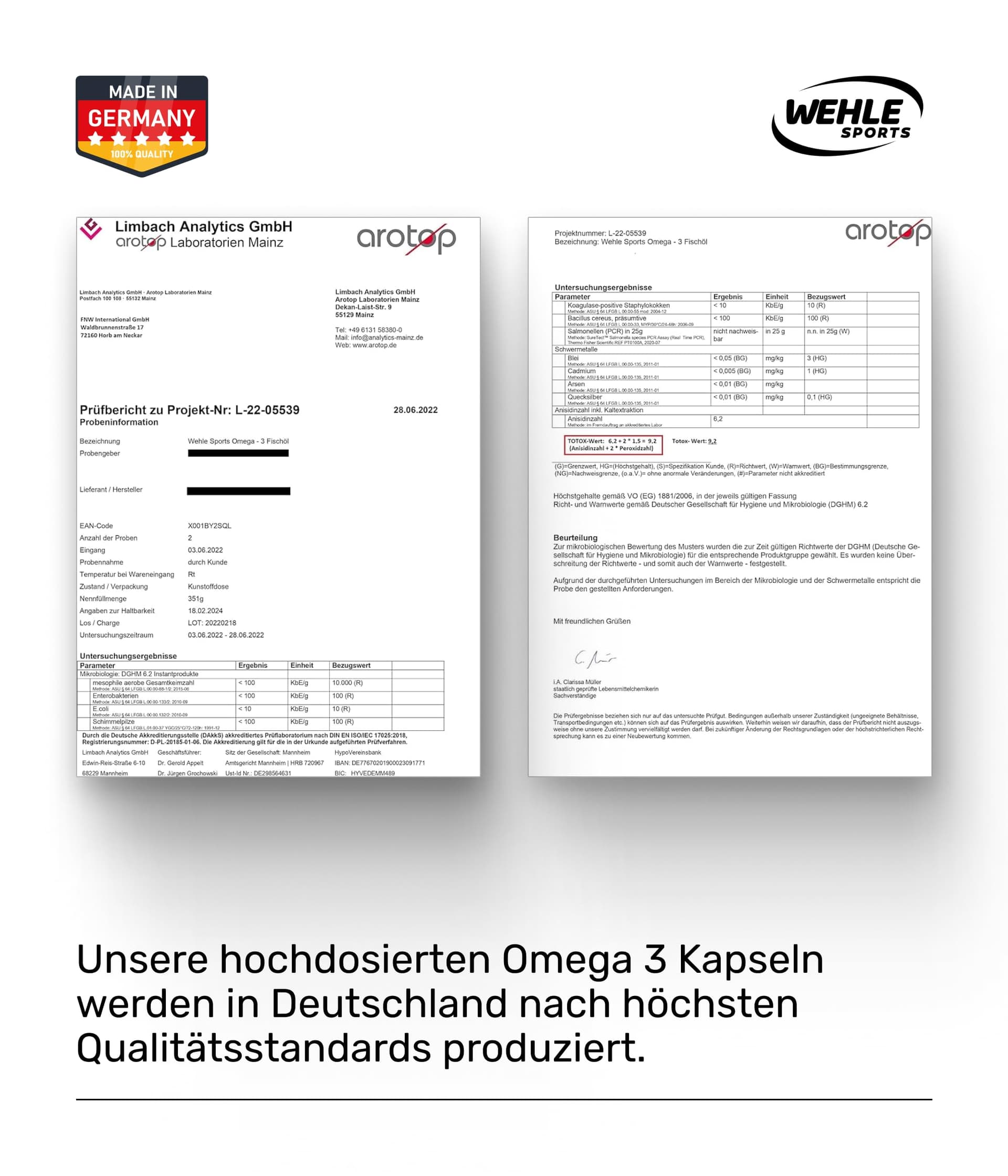 Wehle Sports Omega 3 Kapseln – Bild 6