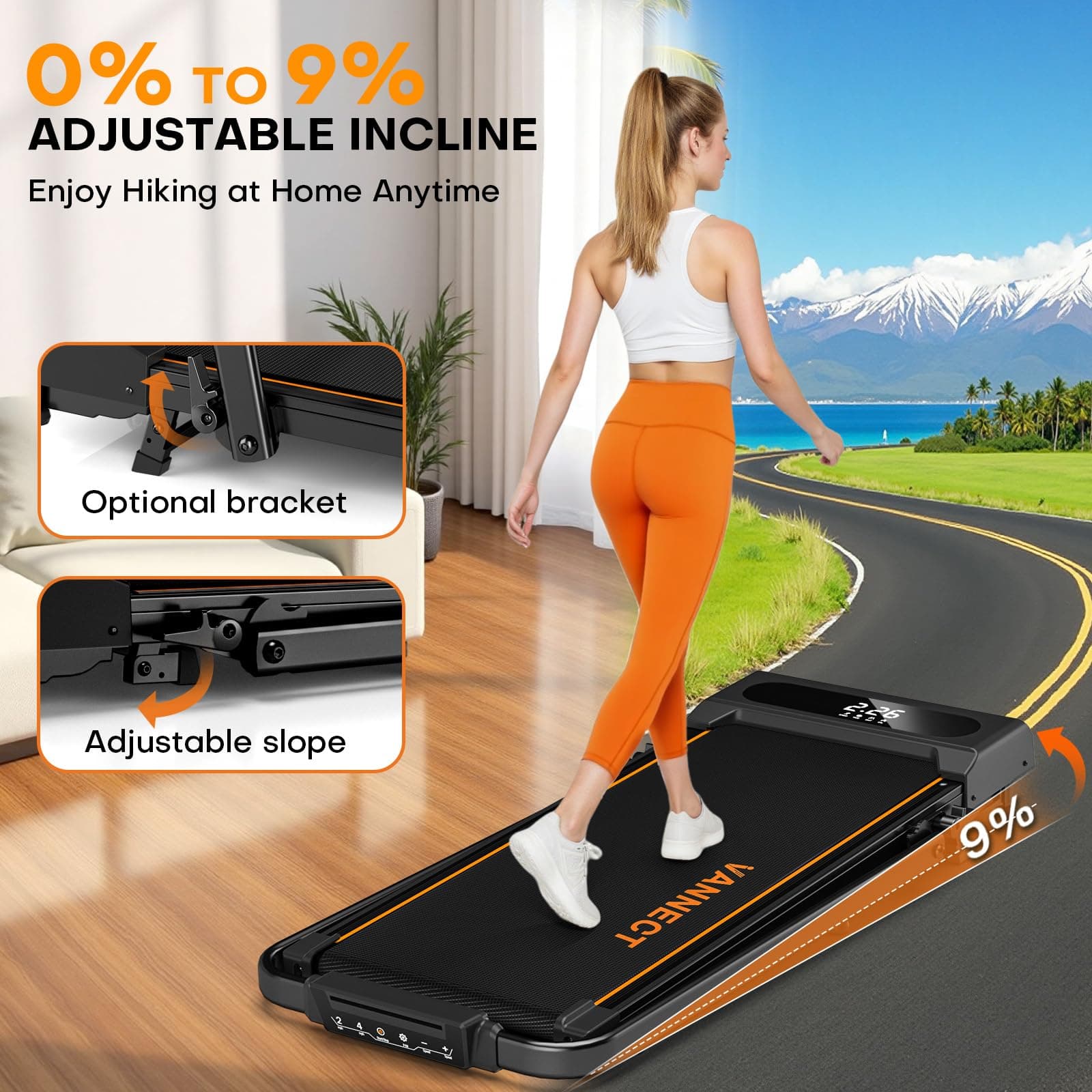 vannect 6 in 1 Folding Treadmill with 12KM/H – Bild 2