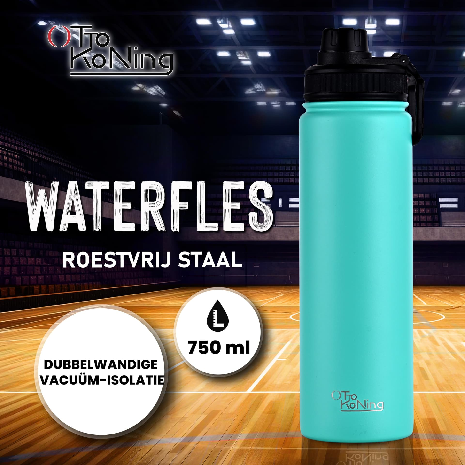 Otto Koning Thermosfles RVS 750ml – Bild 2