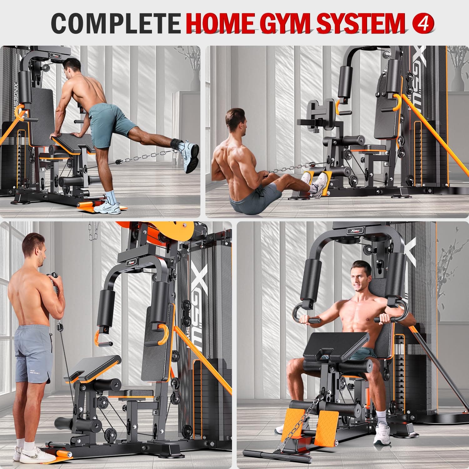 XGSW XINGESIWR XGSW Multi-Function Home Gym Workout Station – Bild 7