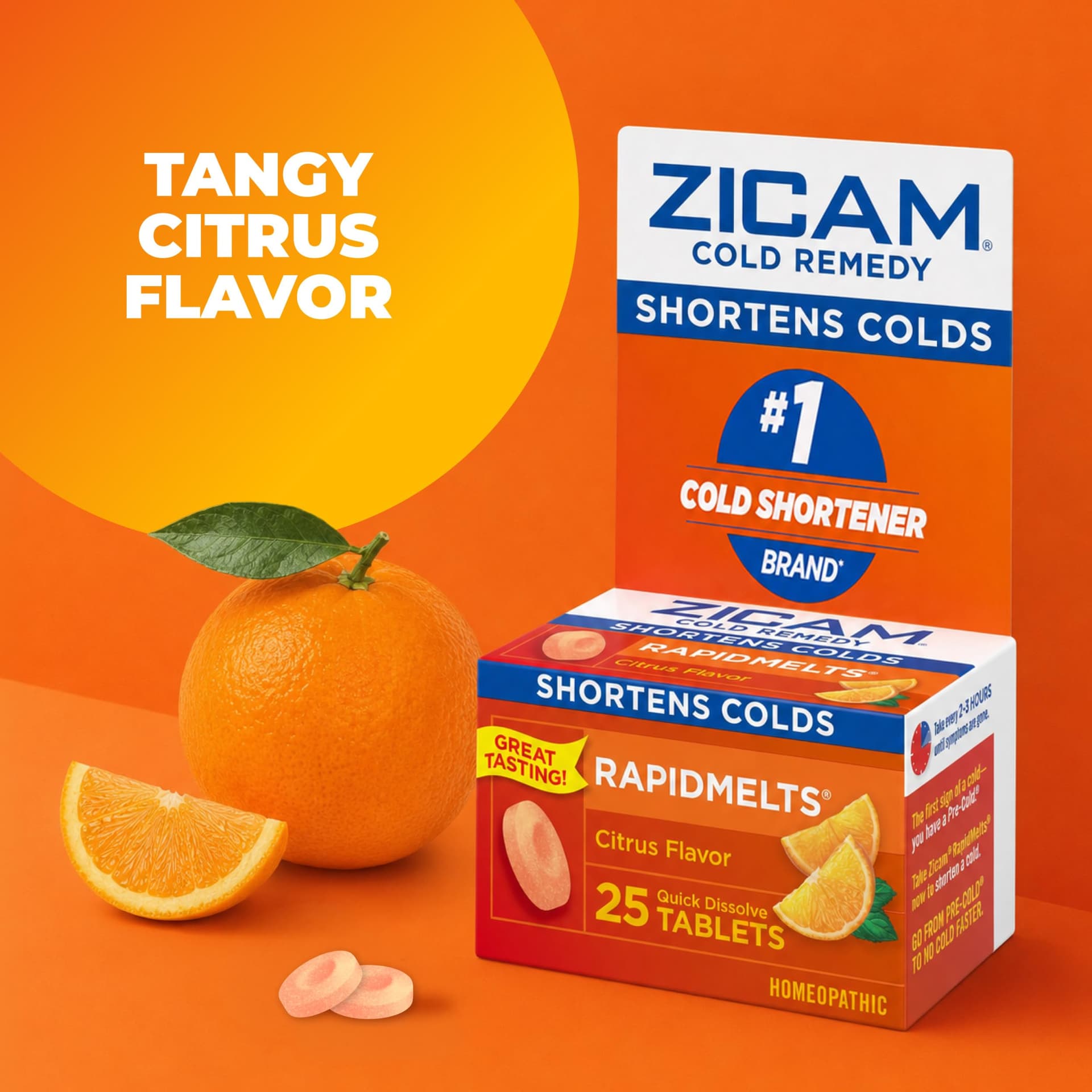 Zicam Zinc Cold Remedy RapidMelts,Citrus Flavor – Bild 7