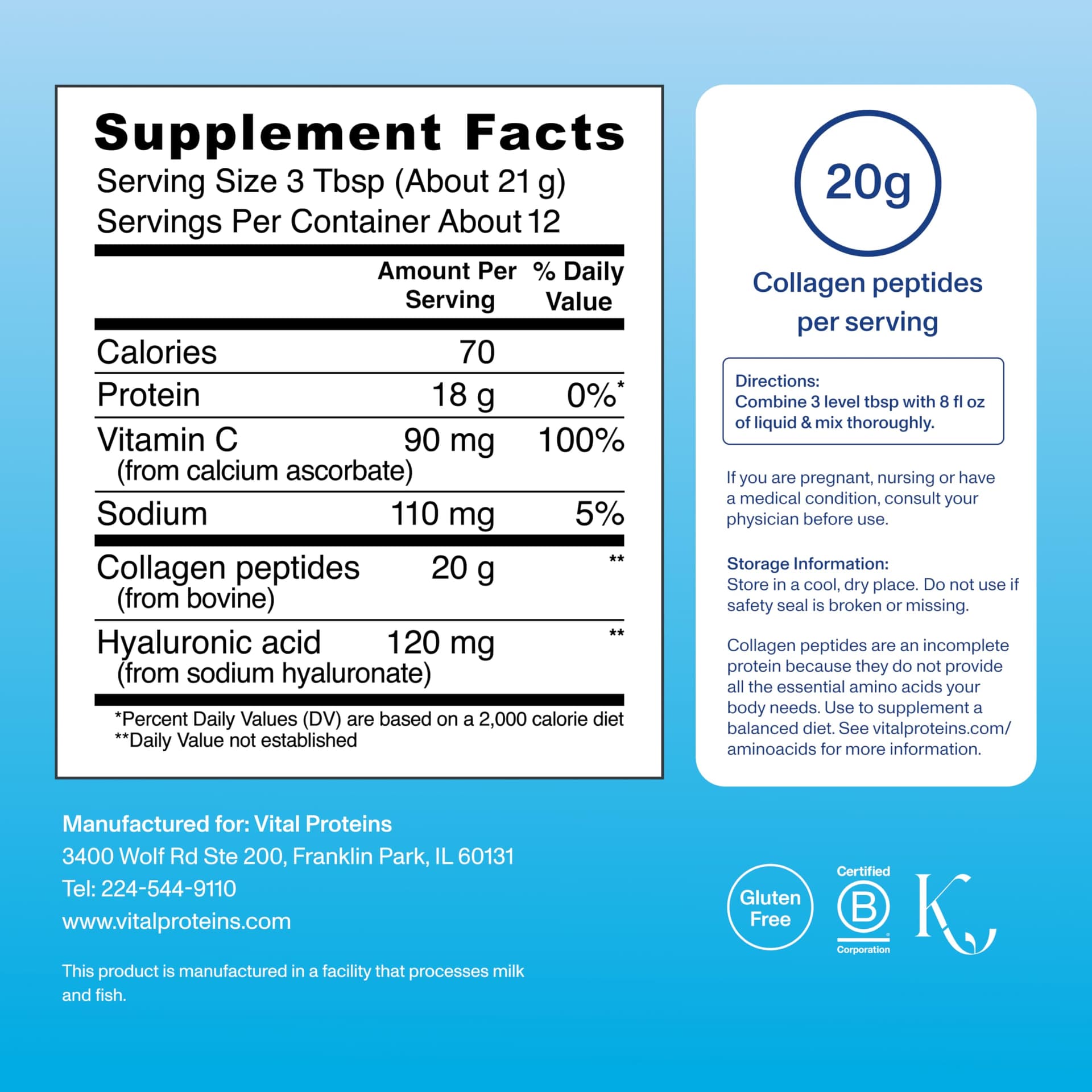 Vital Proteins Collagen Peptides Powder Advanced with – Bild 3