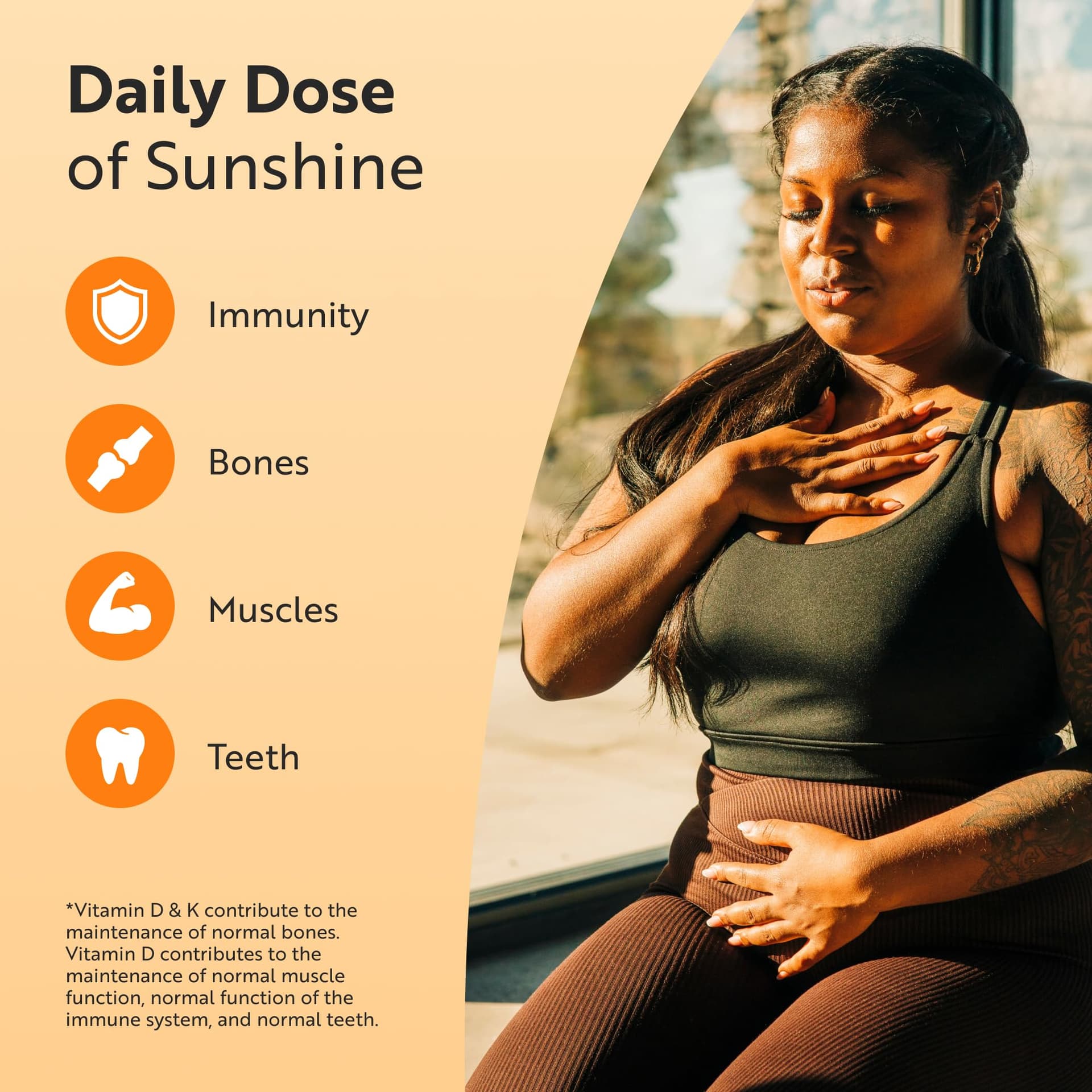 Nutravita Vitamin D3 3000iu & K2 100ug (MK7) – Bild 2