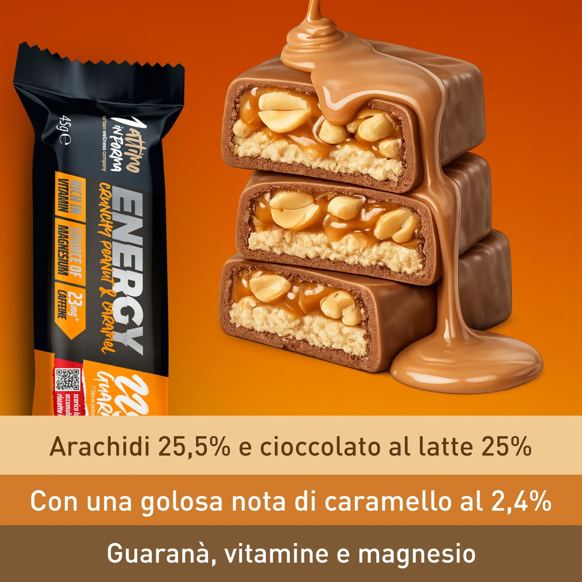 1 ATTIMO IN FORMA Barrette Energetiche Crunchy 24x45g – Bild 6