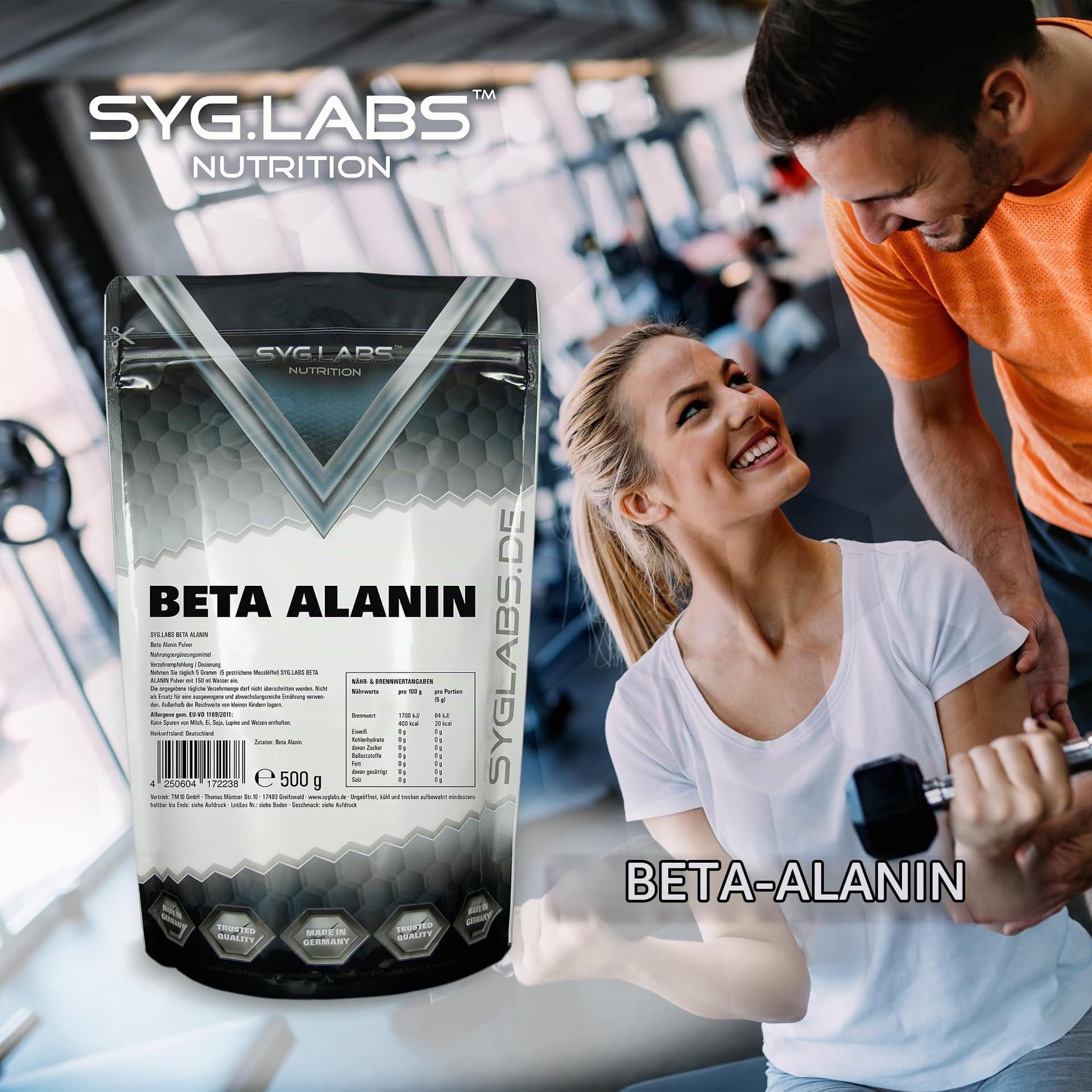 Syglabs Nutrition Beta Alanin - 500g – Bild 2