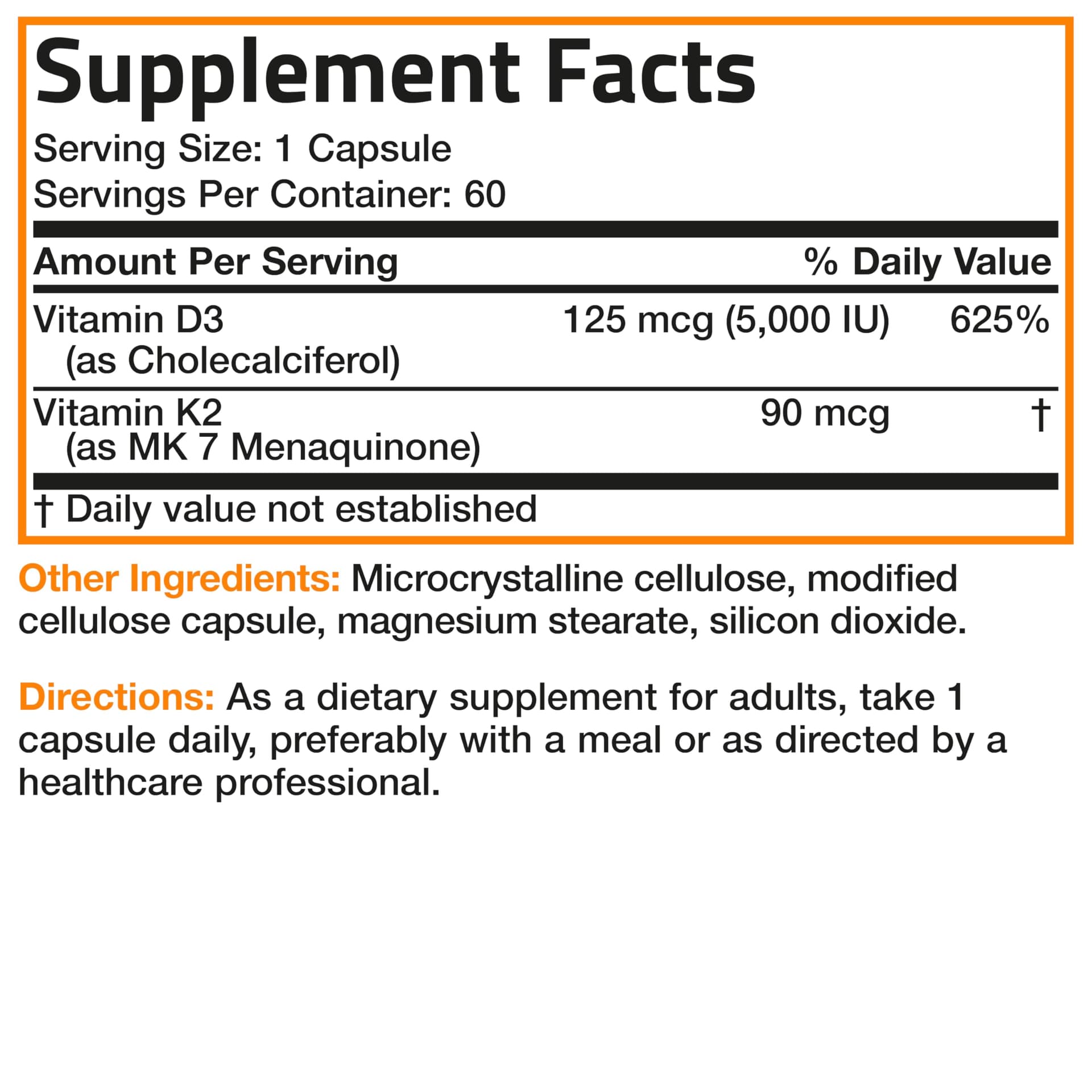 Bronson Vitamin K2 D3 (MK7) Supplement Non-GMO Formula – Bild 8