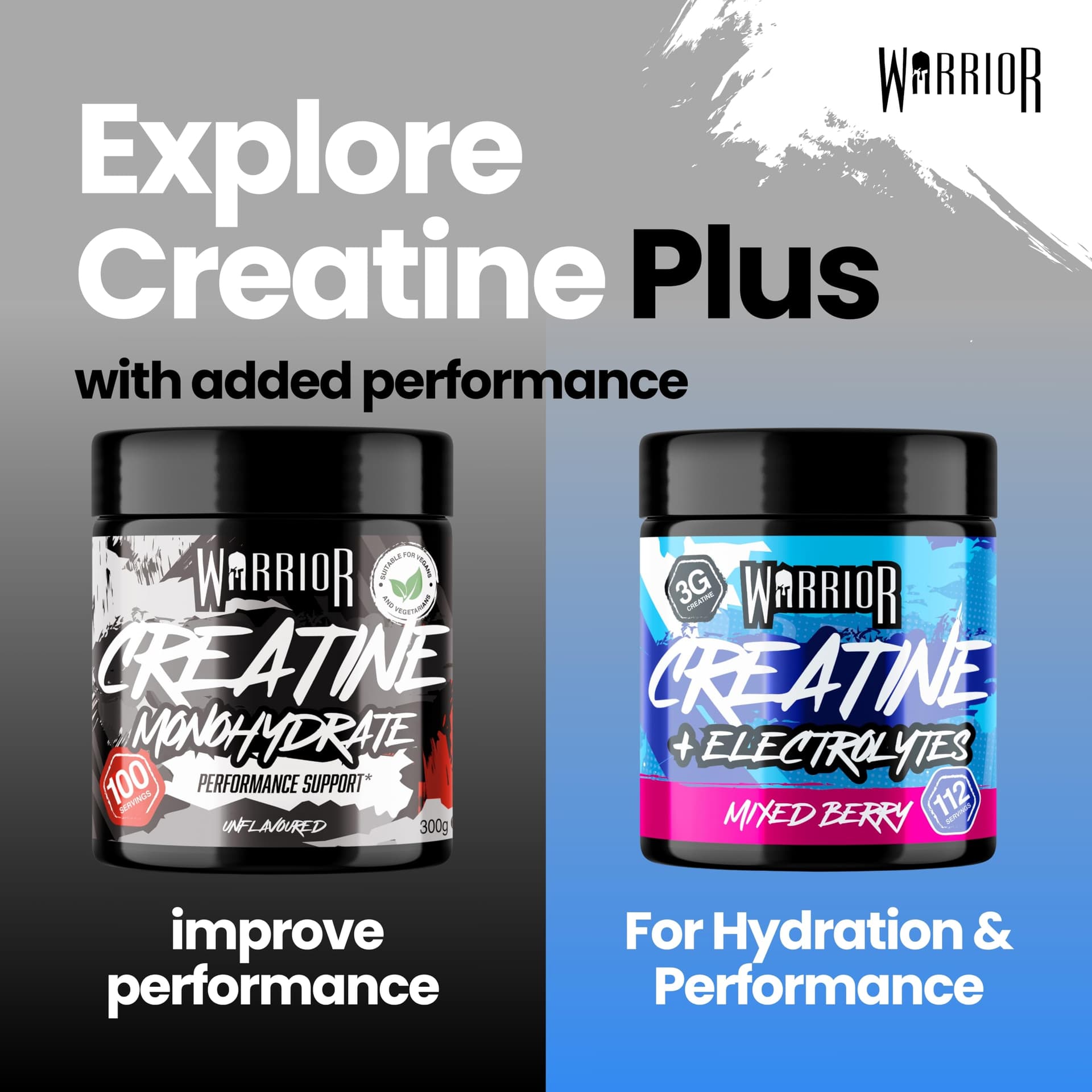Warrior Creatine Monohydrate + Electrolytes 360g – Bild 6