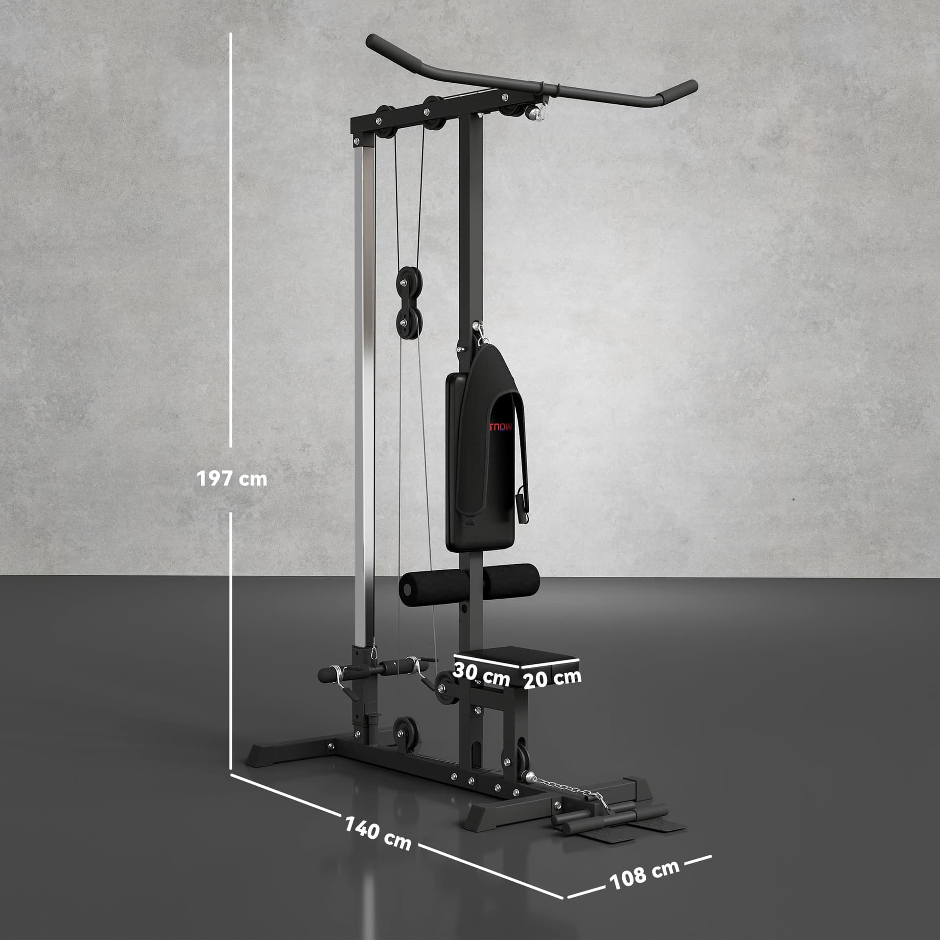 SPORTNOW Máquina Polea Alta y Baja – Bild 7