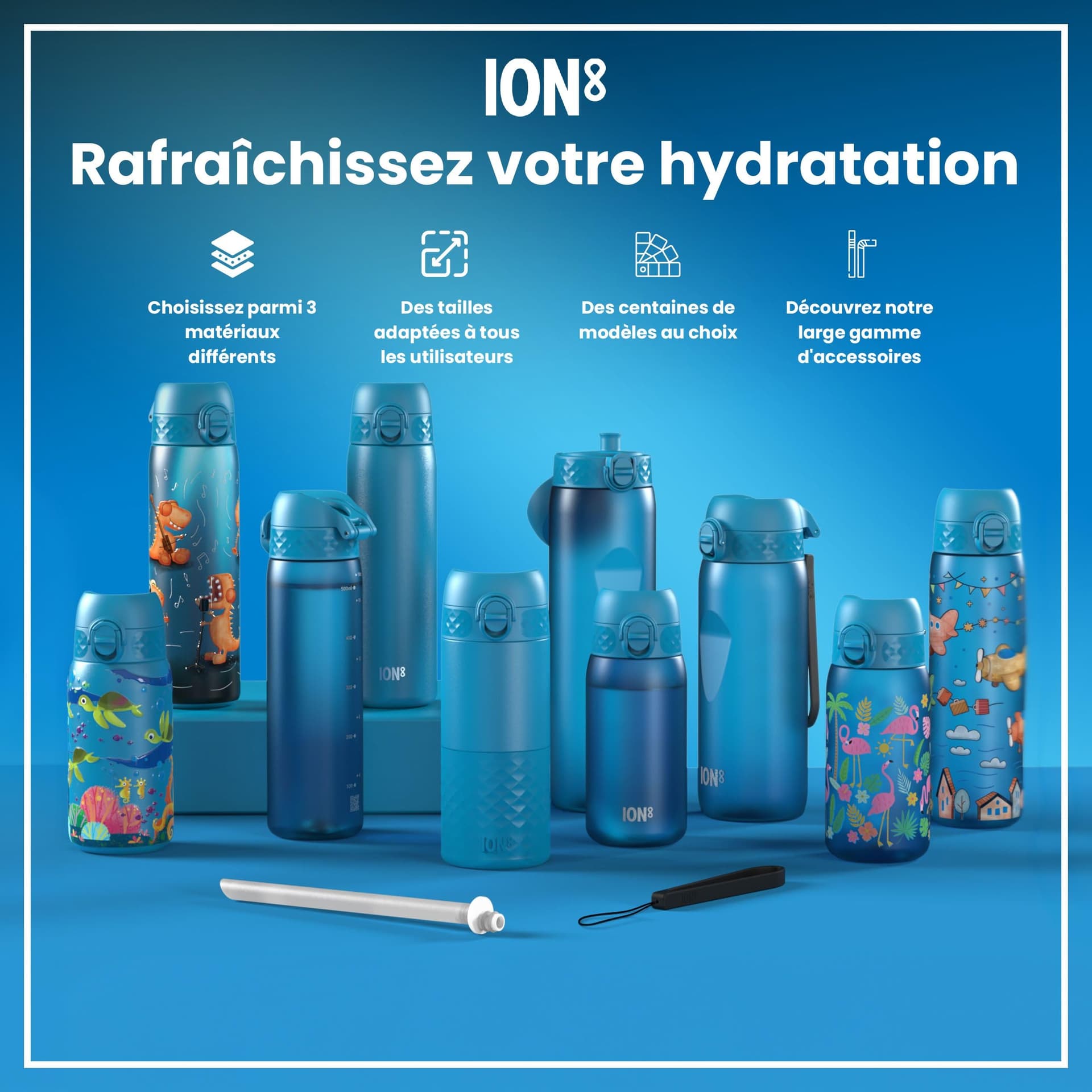 Ion8 Gourde Isotherme Inox, 500ml – Bild 8