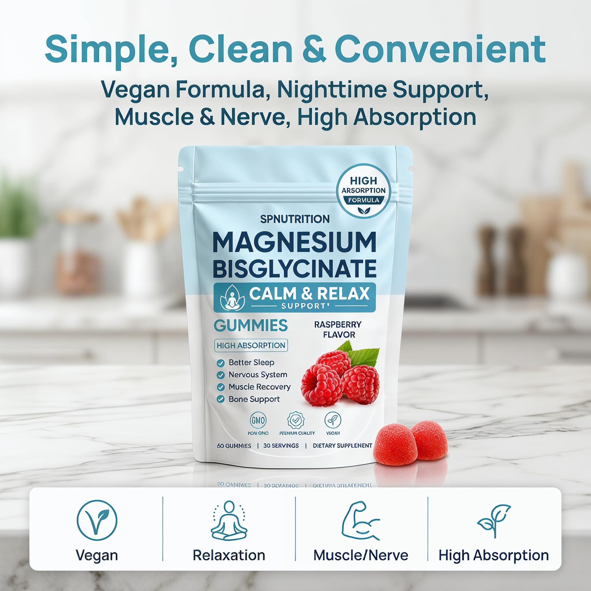 SPNUTRITION Magnesium Bisglycinate Gummies – Bild 5