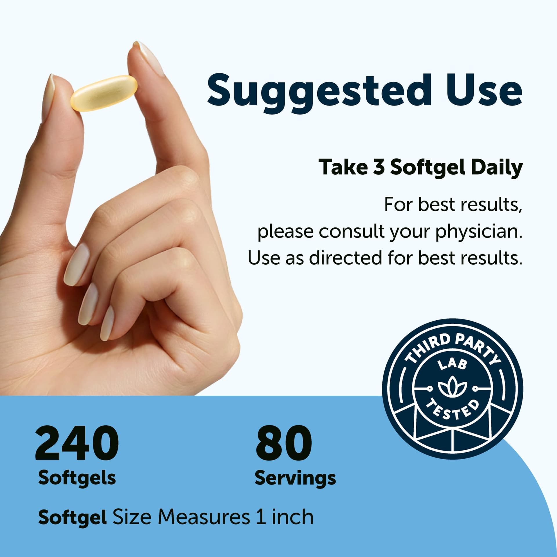 Micro Ingredients Omega 3 Fish Oil Supplements 3,000mg Per – Bild 4