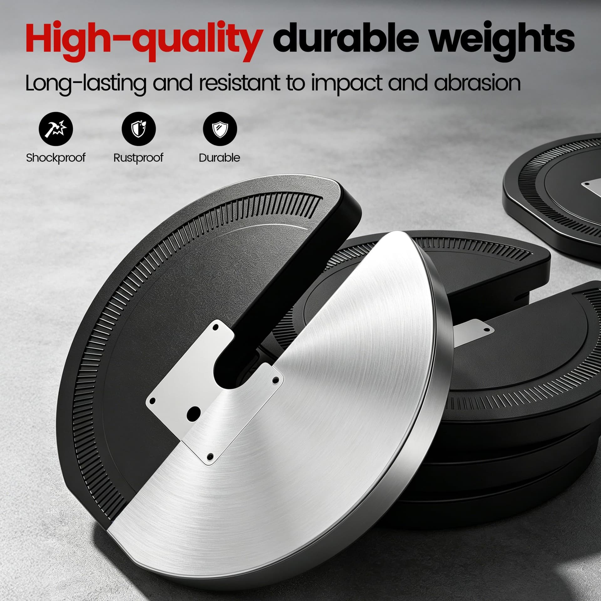 Yagud Adjustable Dumbbell Set, 52.5/90 lbs – Bild 4
