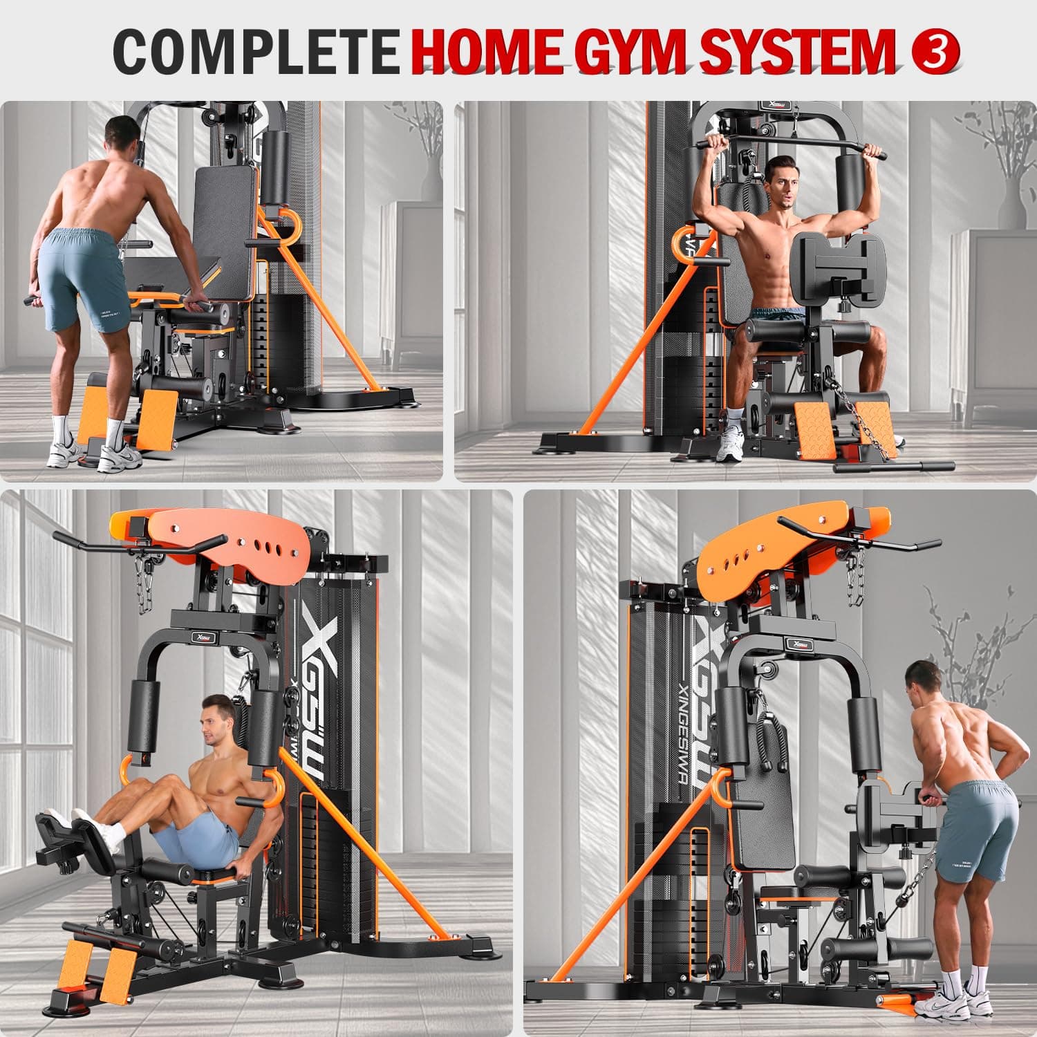 XGSW XINGESIWR XGSW Multi-Function Home Gym Workout Station – Bild 6