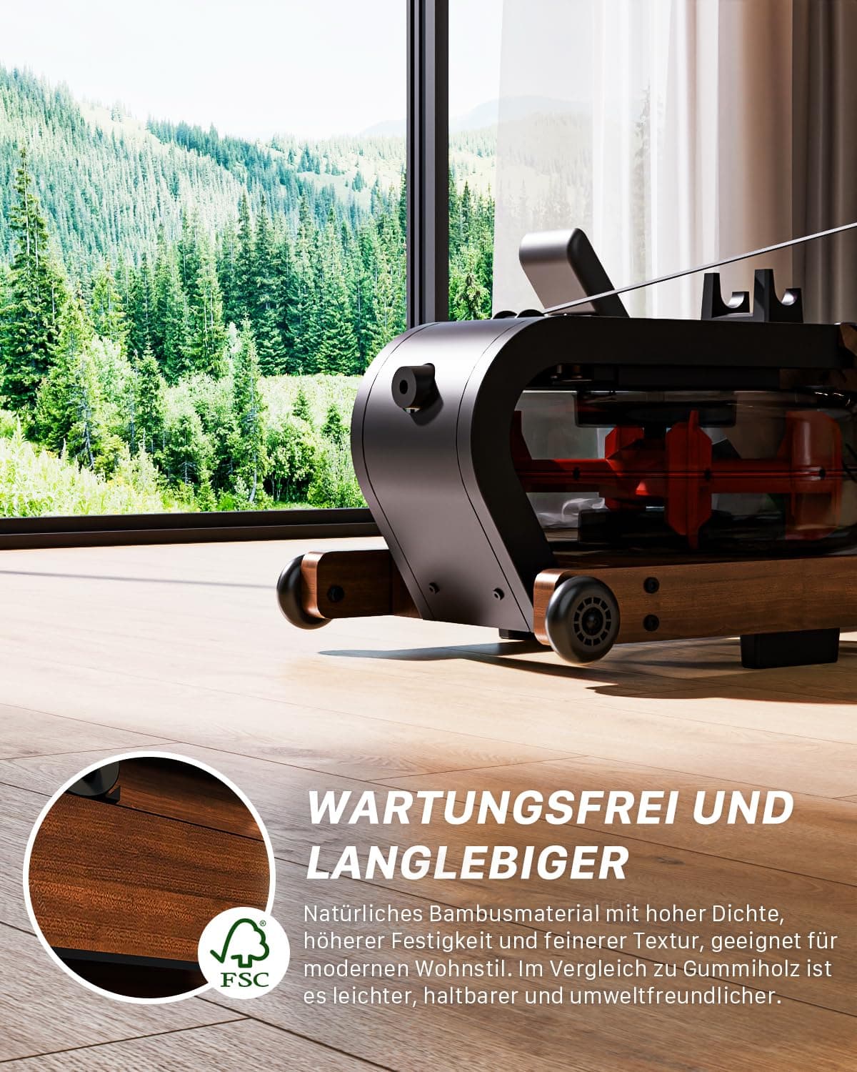Aeriflo Rudergerät für Zuhause – Bild 3
