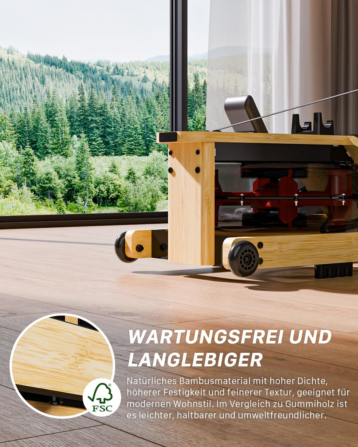 Aeriflo Rudergerät für Zuhause – Bild 3