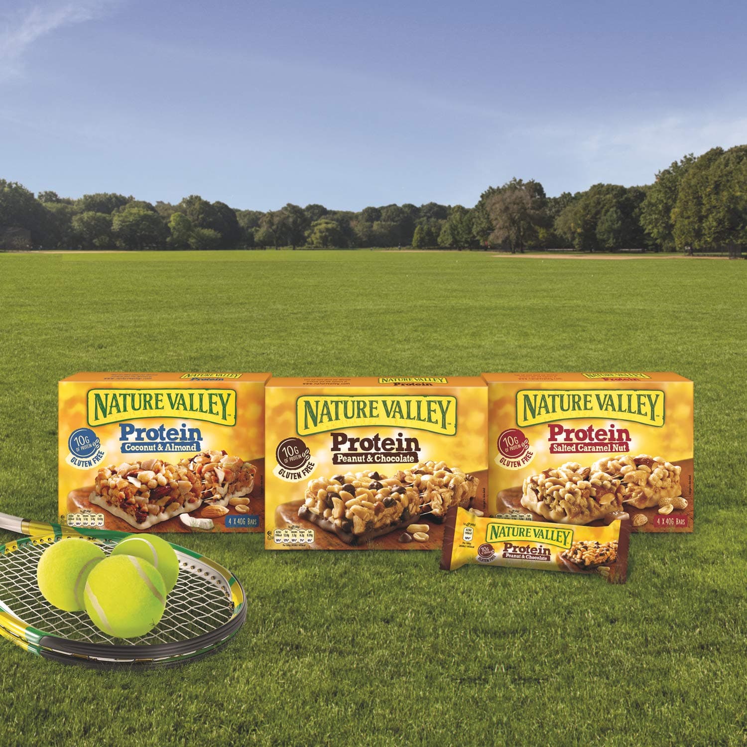 Nature Valley Protein Peanut & Chocolate Gluten Free Cereal Bars 26 x 40g – Bild 8