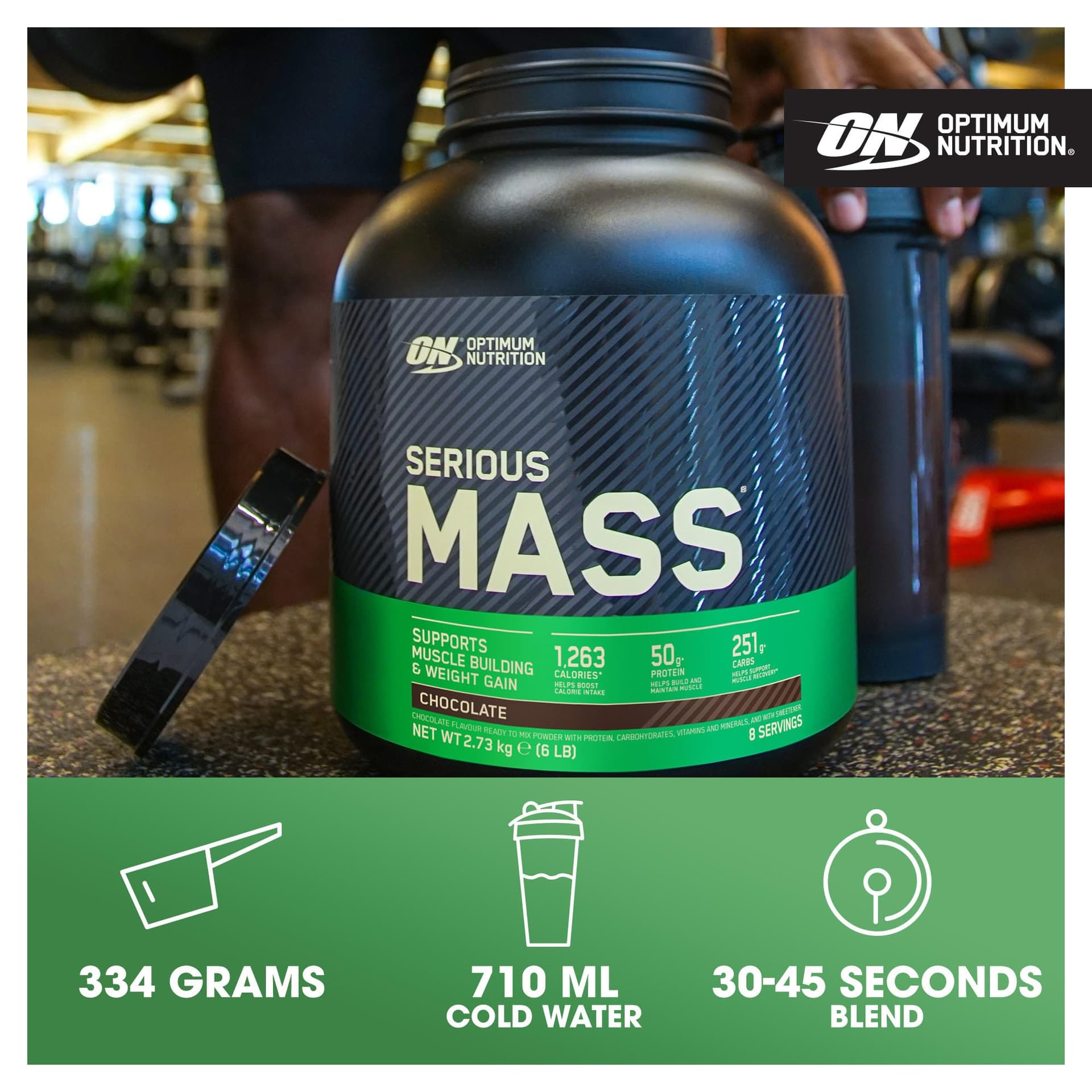 Optimum Nutrition Serious Mass Protein Powder High Calorie – Bild 4