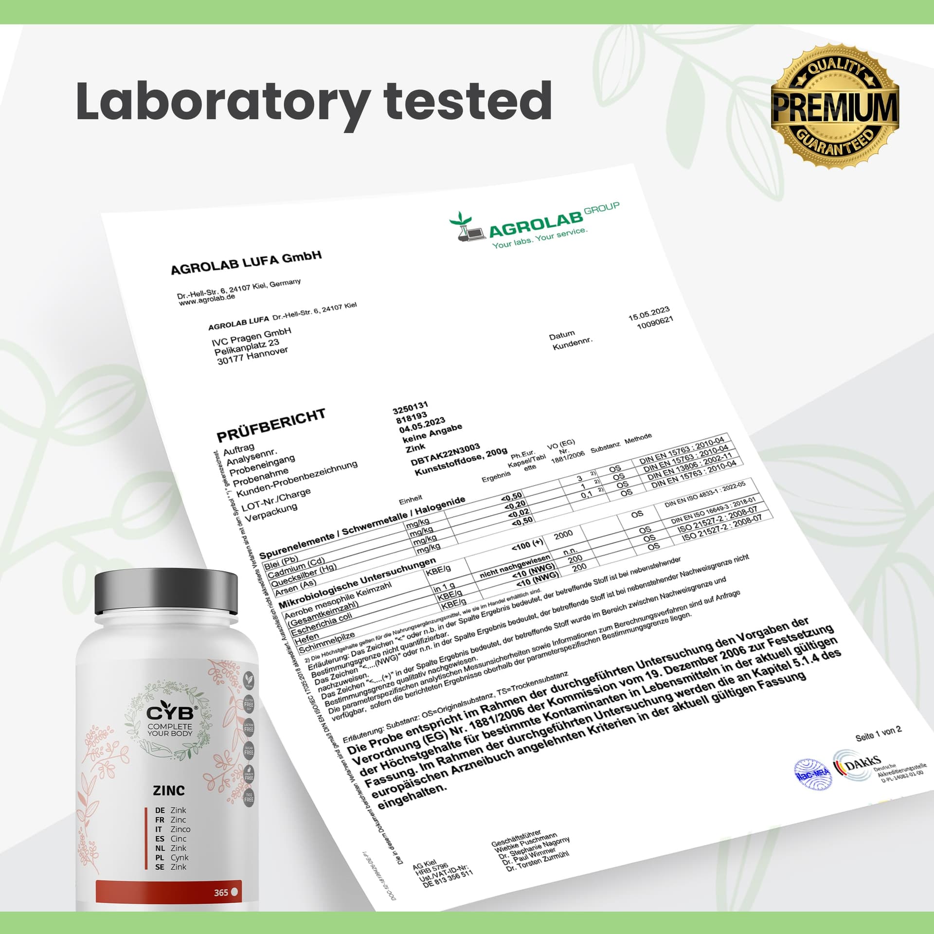 CYB Complete your Body CYB | Zinco 25mg – Bild 5