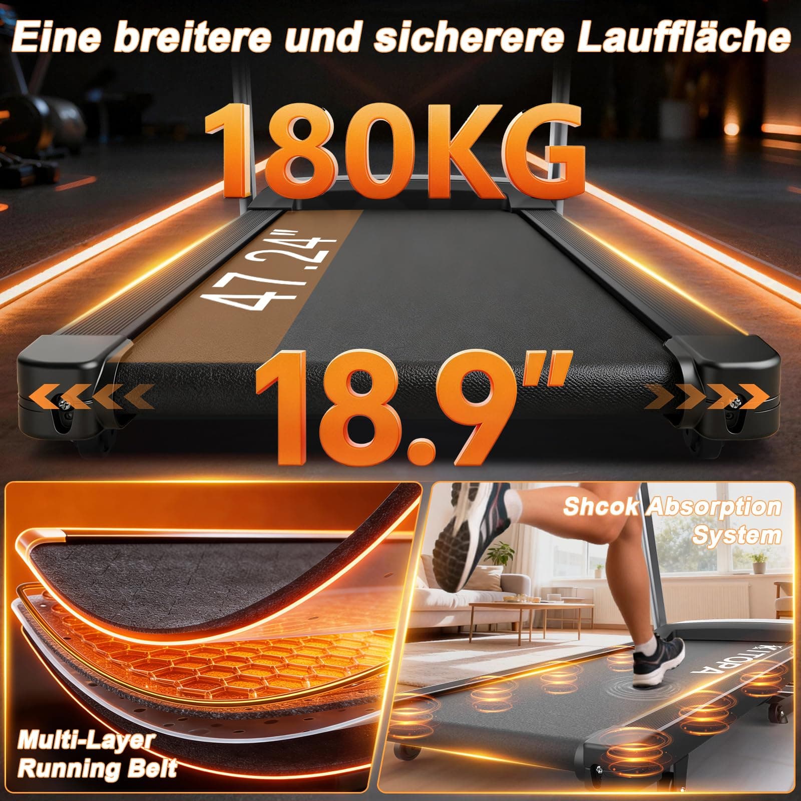 Kitopa Laufband für Zuhause – Bild 5