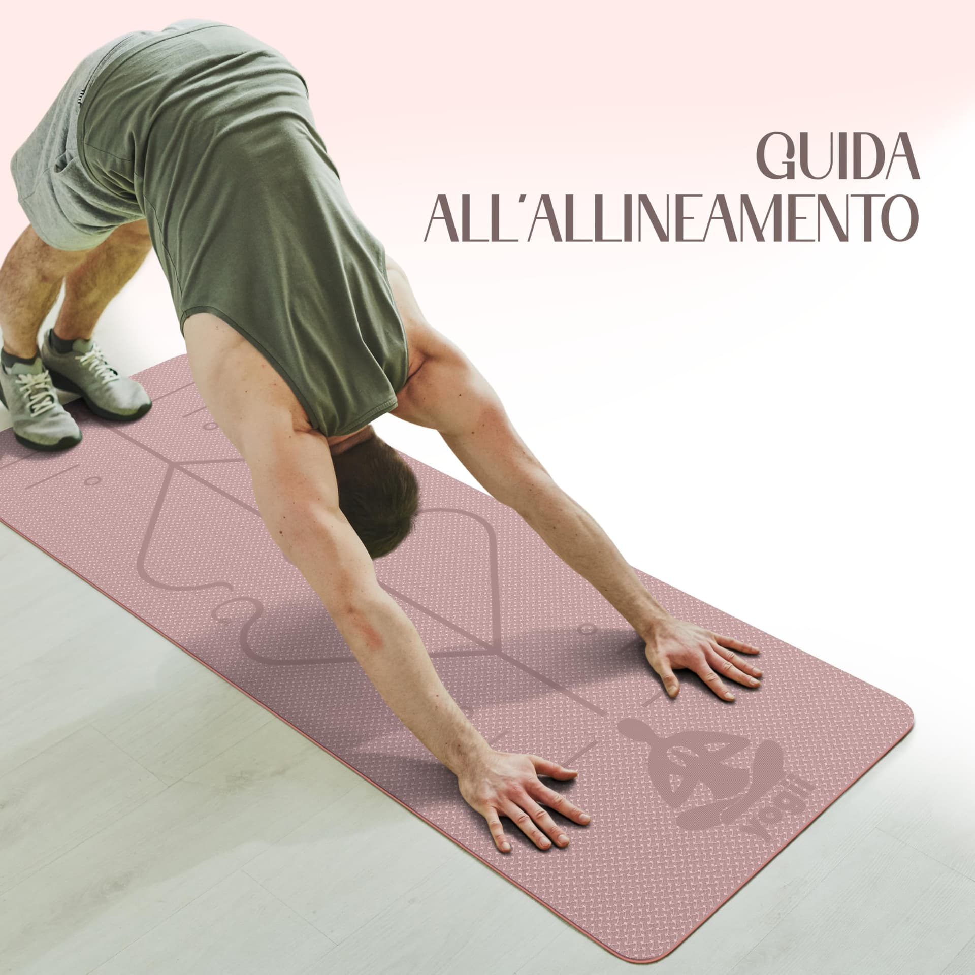 Yogii Tapis de Yoga 6 mm Antidérapant – Bild 4