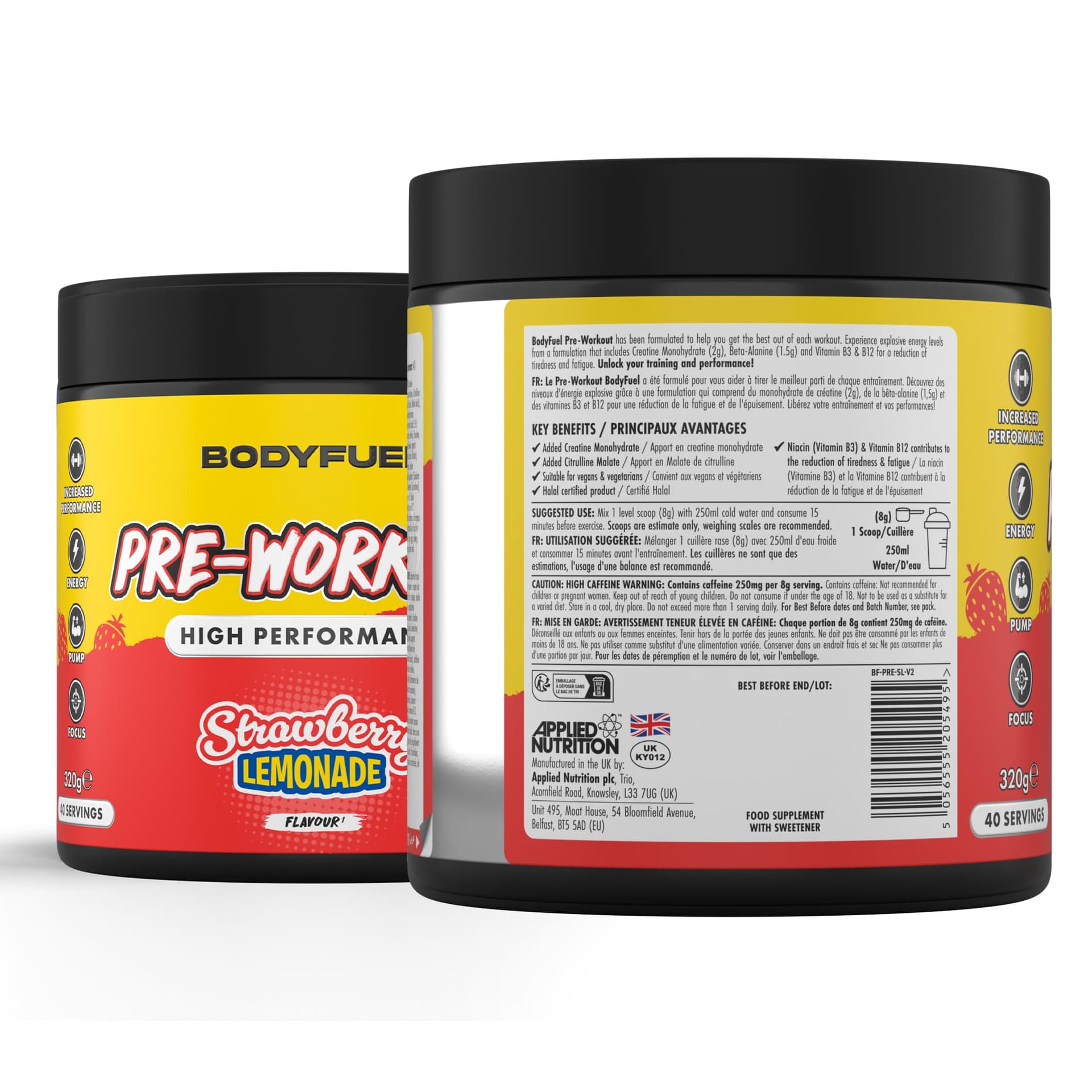 Applied Nutrition BodyFuel Pre Workout Powder – Bild 8