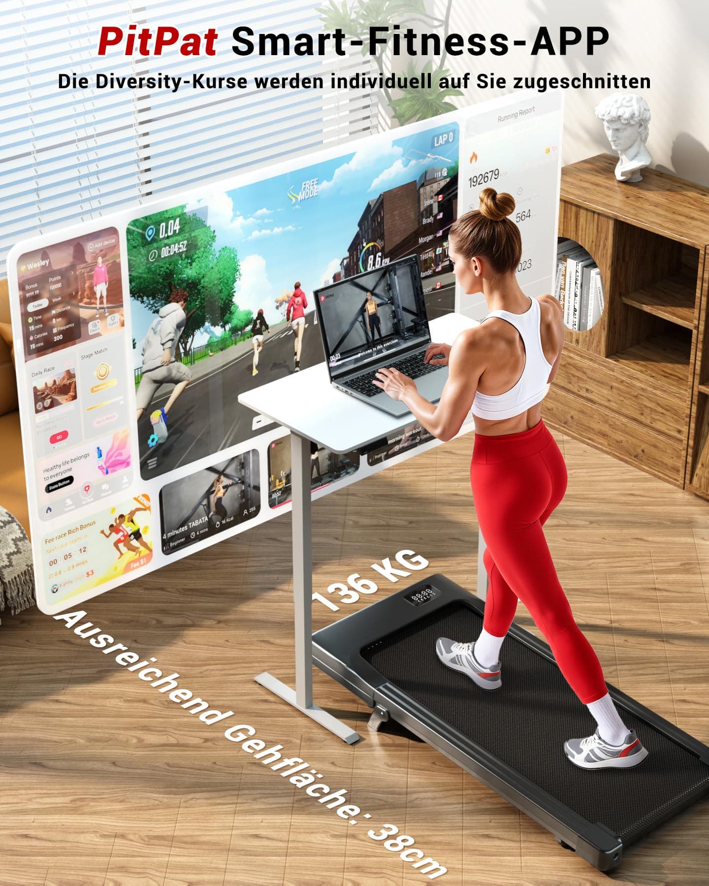 Superun Raceable Walking Pad – Bild 5