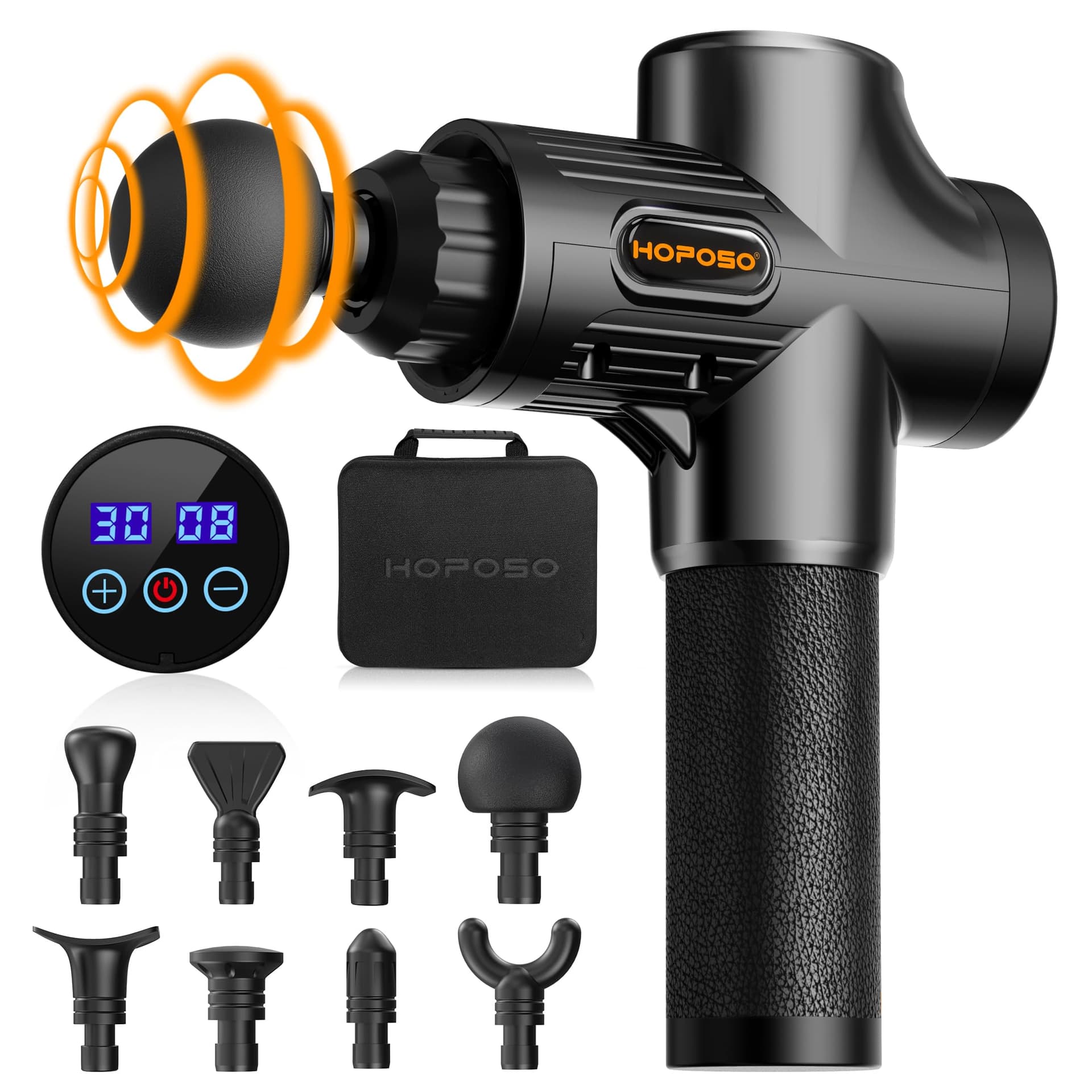 HOPOSO Massage Gun Powerful Portable Sports Massage Gun with 30