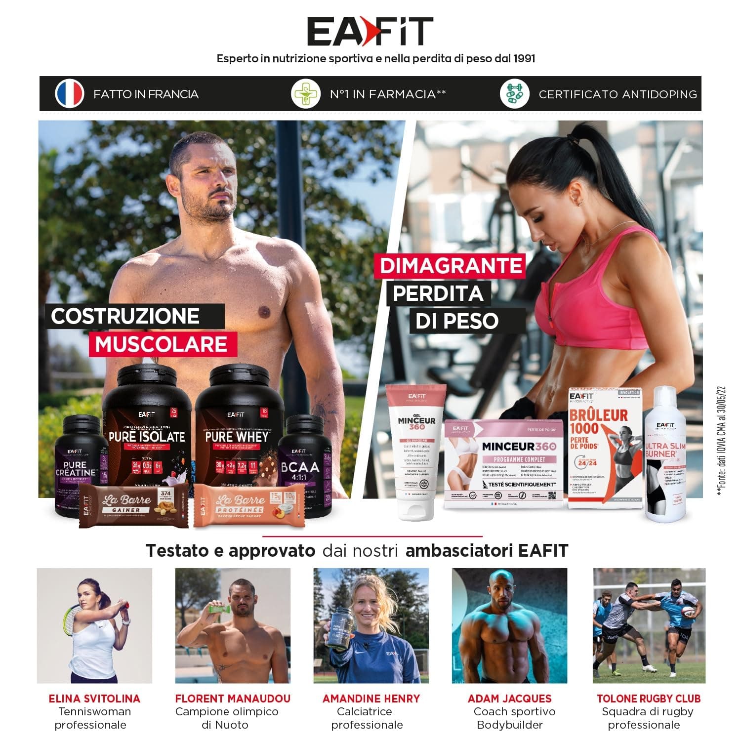 Eafit MASS GAINER EAFIT GAINER MAX 1,1 kg – Bild 8