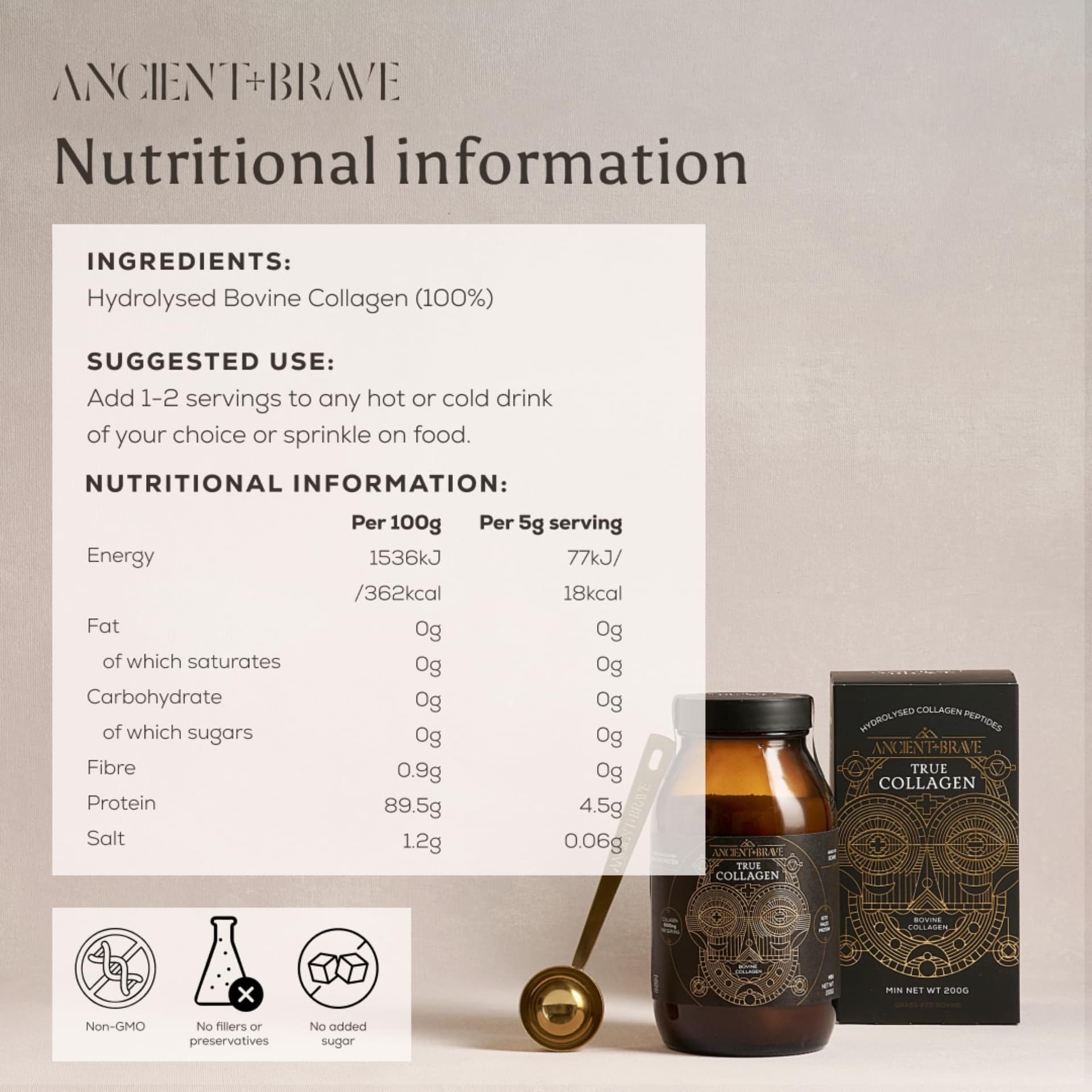 Ancient + Brave True Collagen 200g – Bild 8