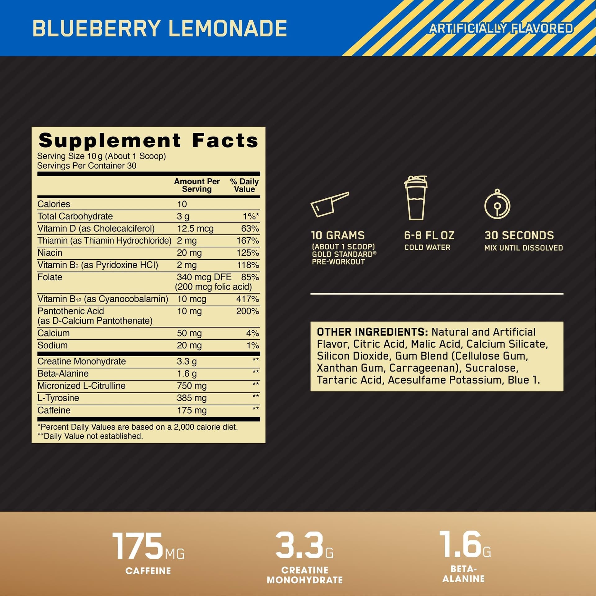 Optimum Nutrition Gold Standard Pre-Workout – Bild 3
