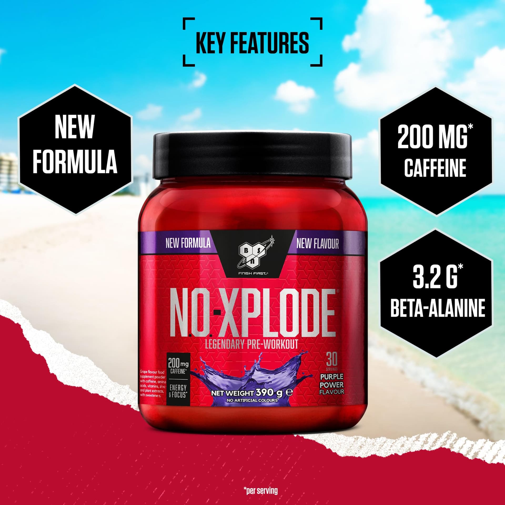 BSN Nutrition N.O.-Xplode Pre-Workout Powder Dietary – Bild 2