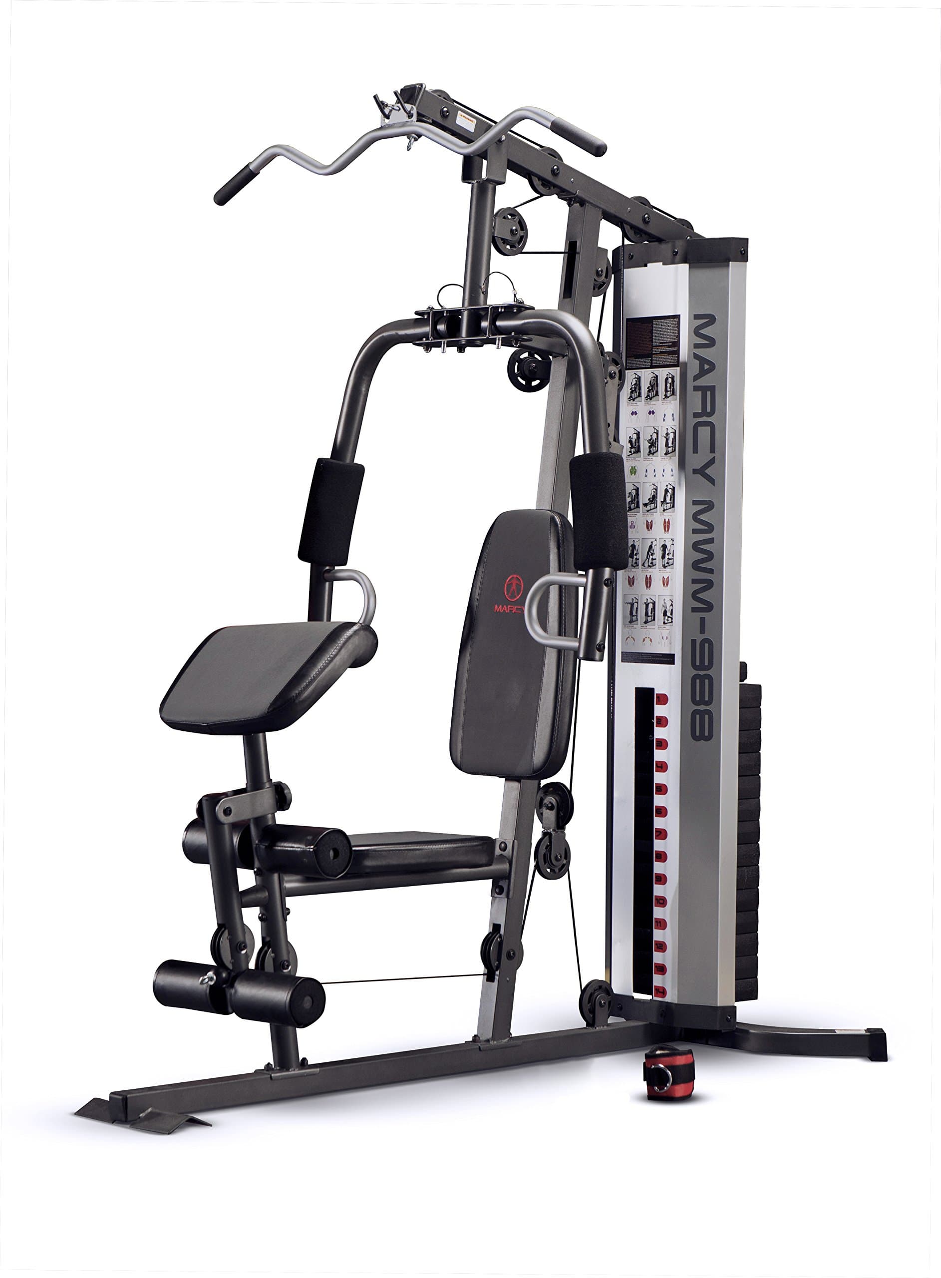 MARCY MWM-988 Multifunction Steel Home Gym 150lb – Bild 7