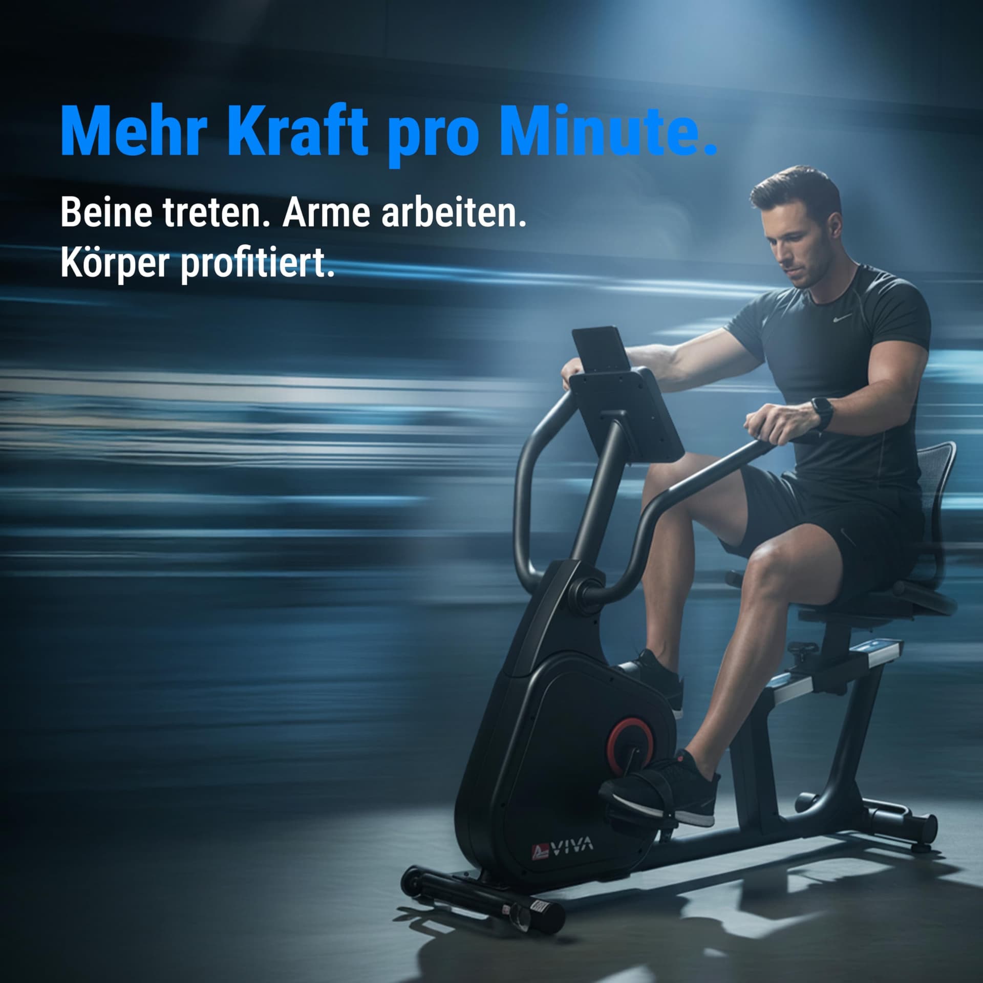 AsVIVA R7 Liegeergometer | Ergometer Fahrrad mit Sitz & Rückenlehne, 24 Programme, 18 kg – Bild 6