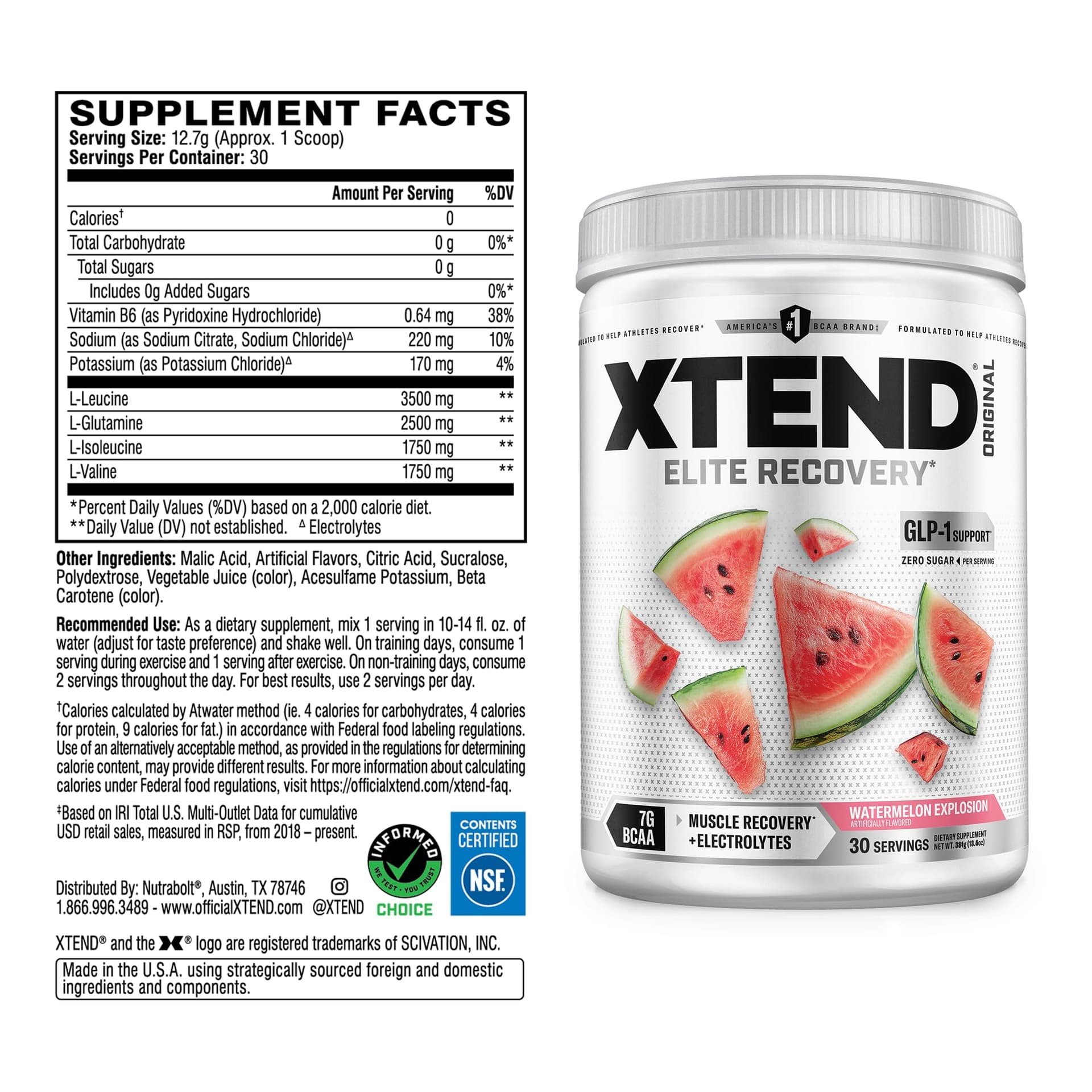 Xtend Original BCAA Powder, 7g – Bild 2