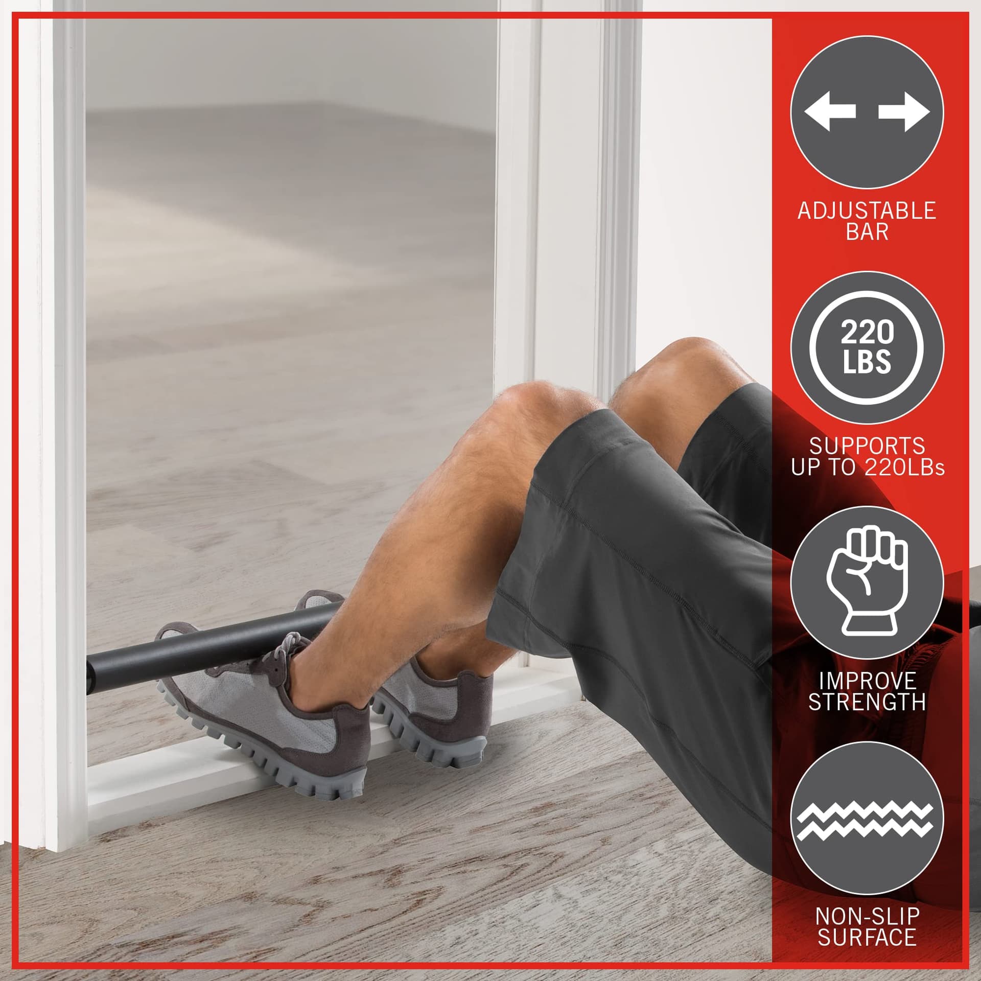 Goodlife Fitness Foam Covered Chinning & Sit-up Bar – Bild 6