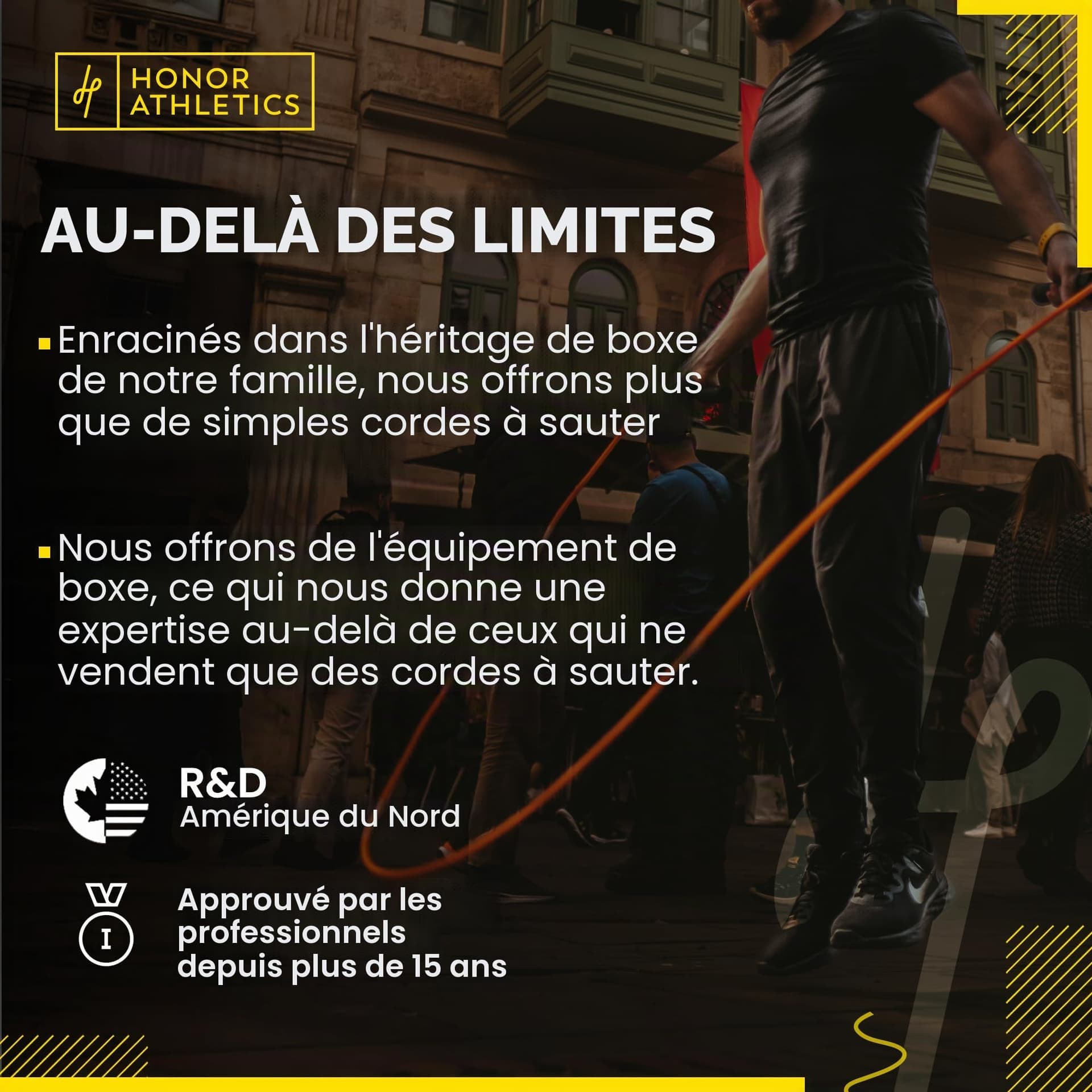 Honor Athletics 3.0 Corde à sauter lestée style Muay Thai 0,5 kg – Bild 6