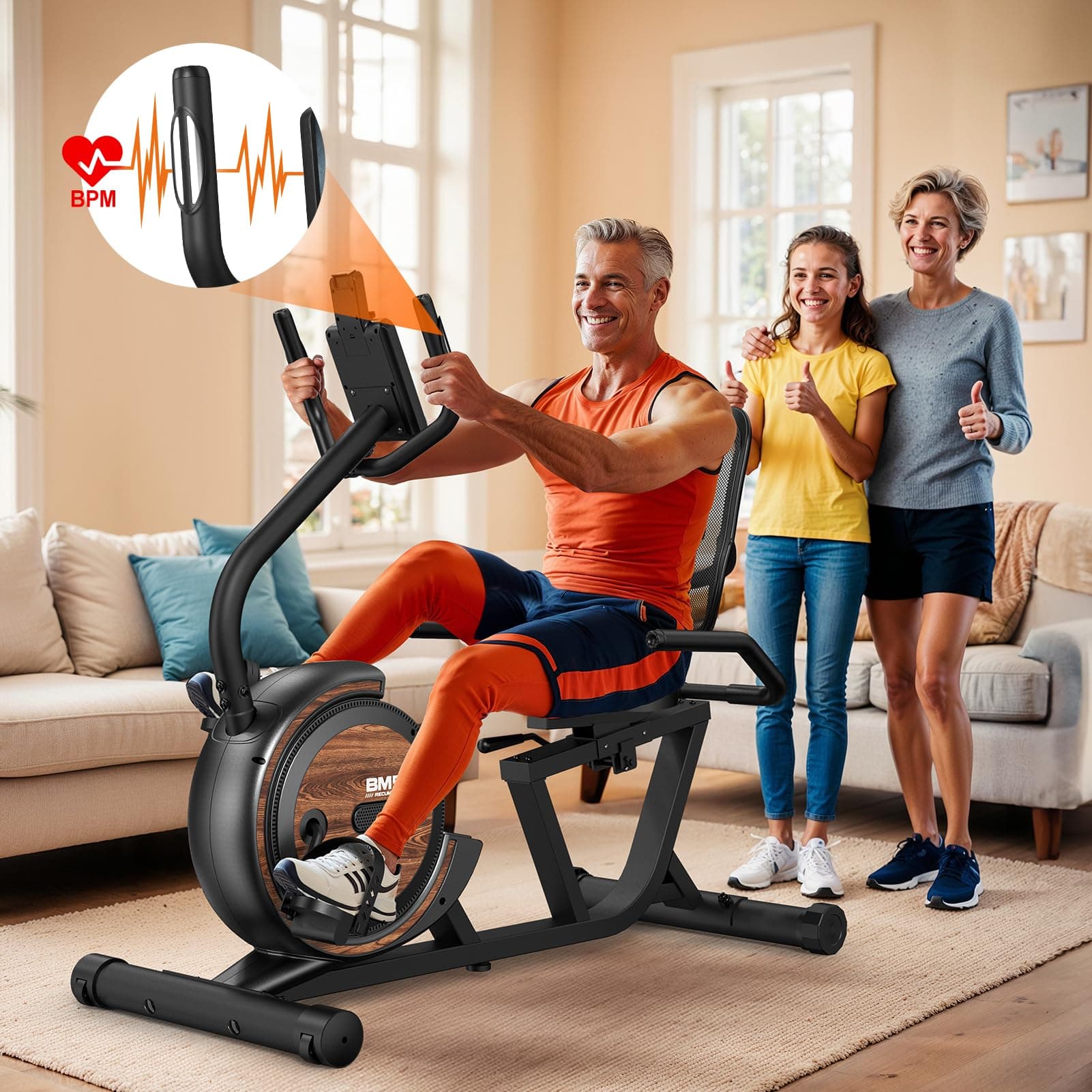 GENIXFIT BM5 Liegeergometer - 150kg – Bild 7