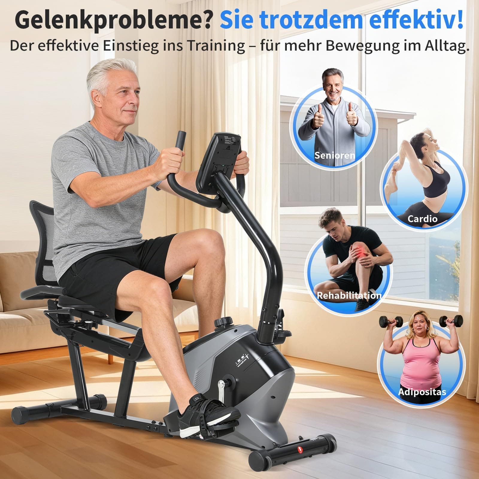 ISE Liegeergometer mit Magnetbremse – Bild 2