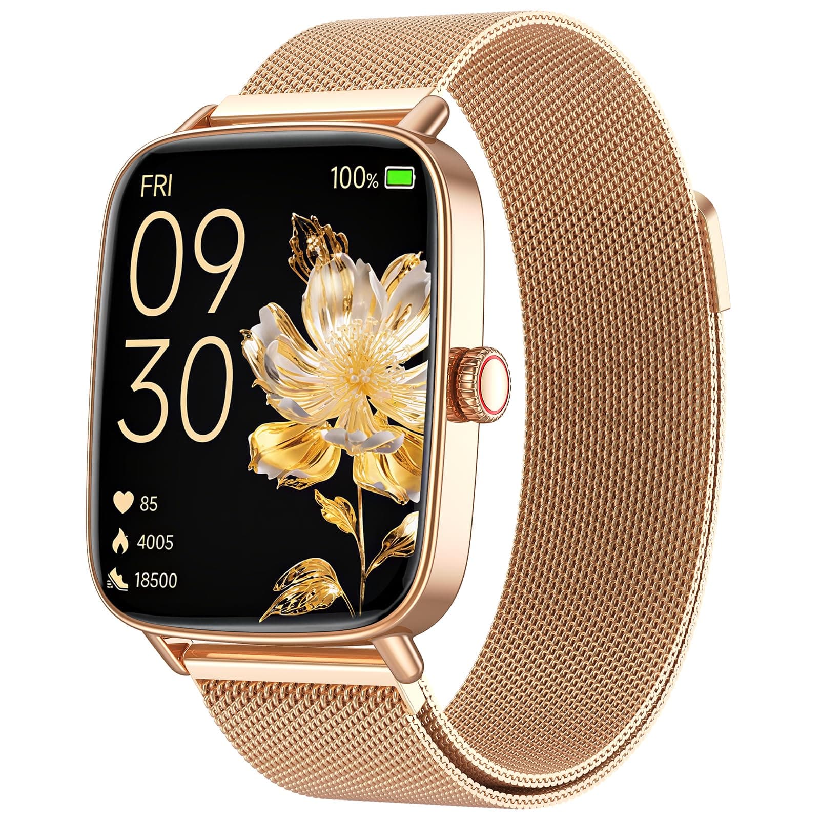 Fitpolo Smartwatch Damen Herren mit Telefonfunktion