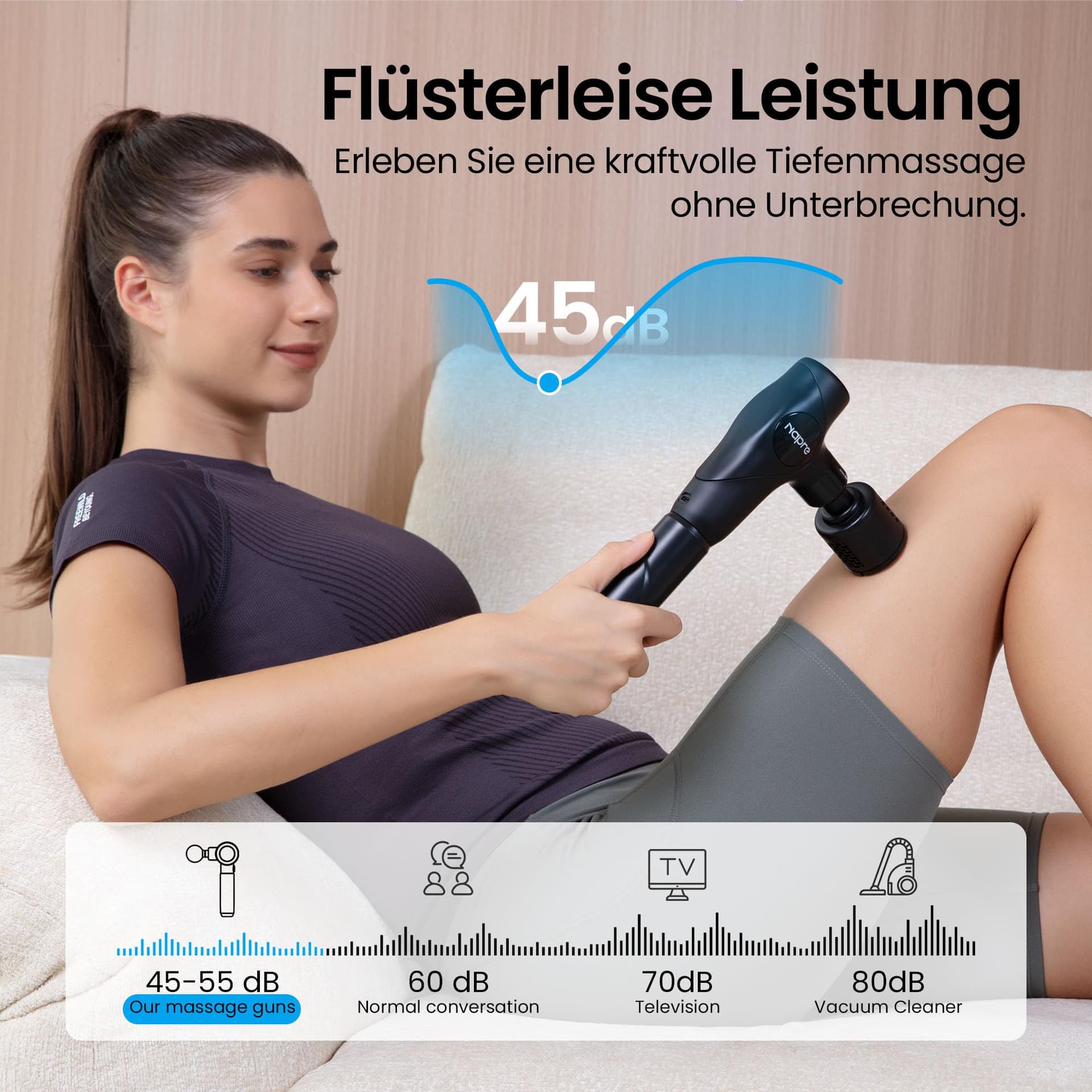 Massagepistole mit Wärme und Kälte,NAPRE 3-in-1 Mini – Bild 8