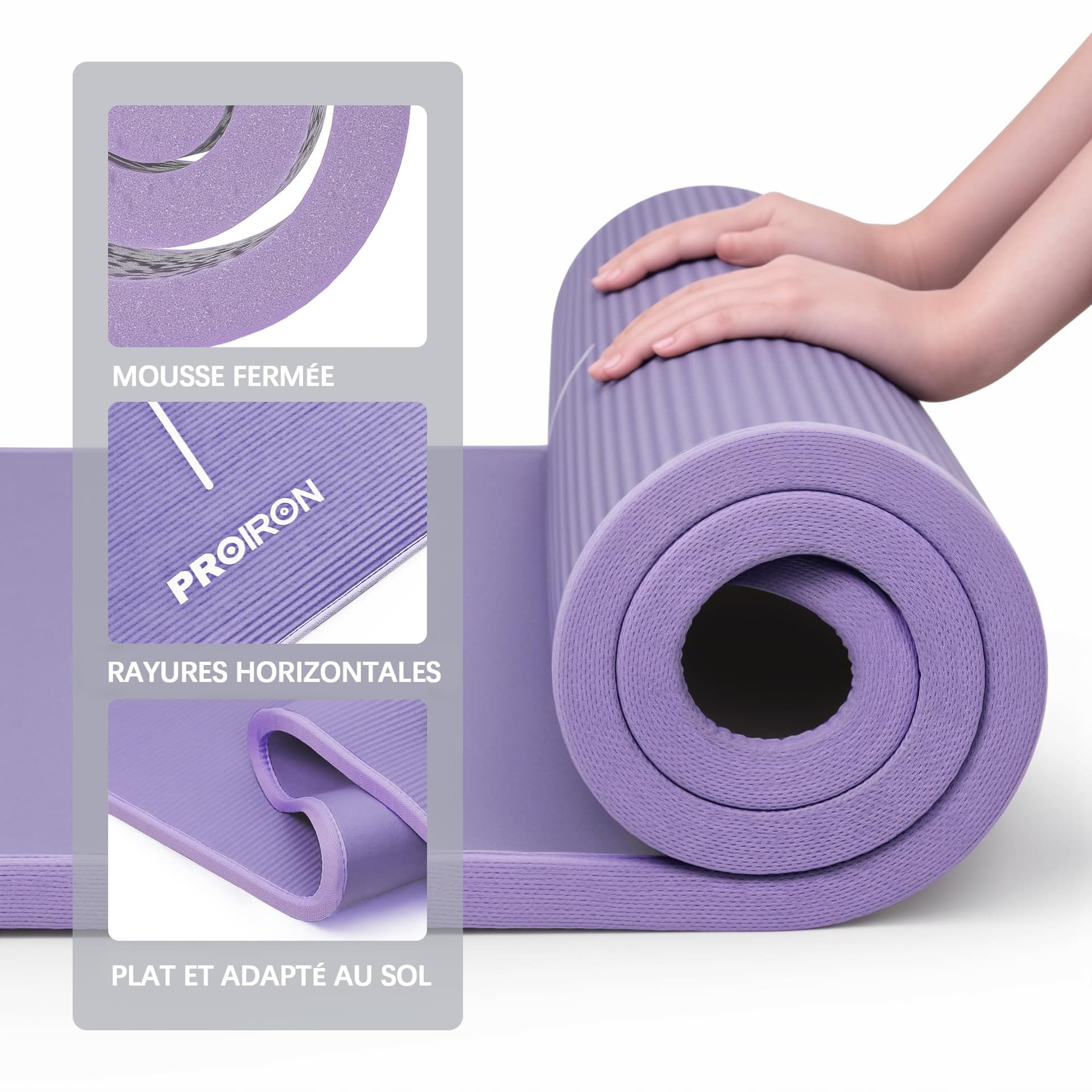 PROIRON Tapis de Yoga Epais 10MM – Bild 4