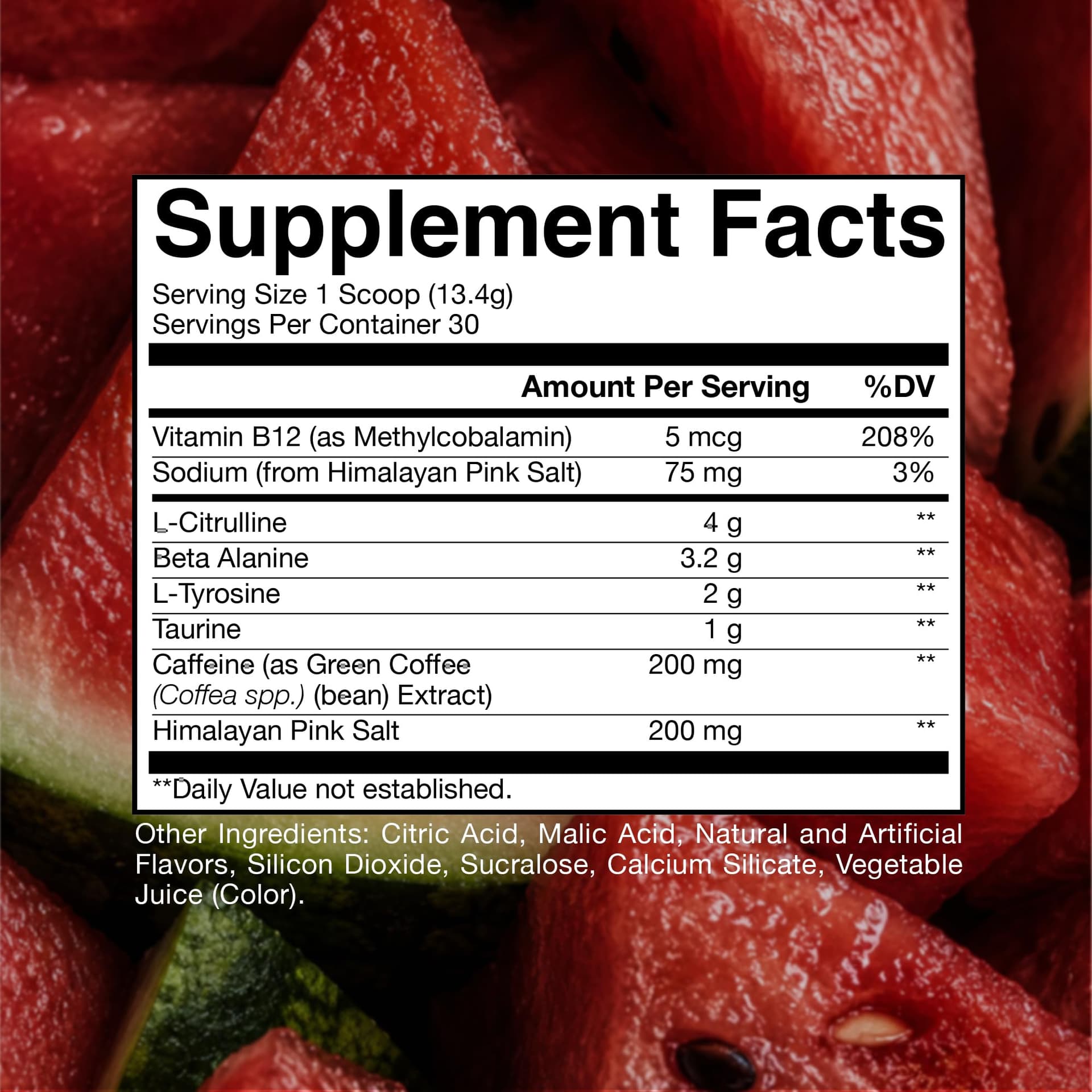 RAW Essential Pre-Workout Powder (Sour Watermelon) – Bild 4