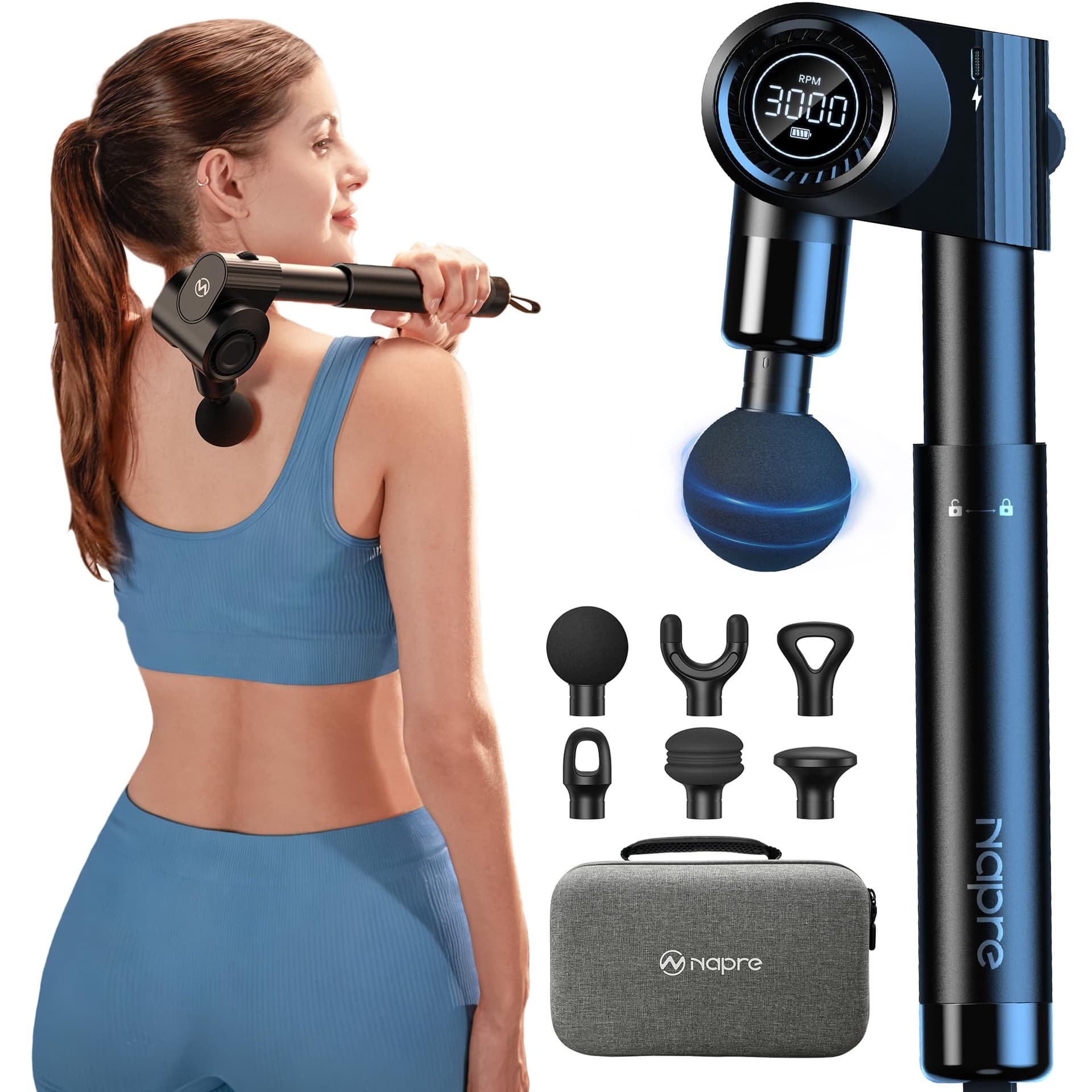 Massagepistole ,Napre Faltbare Massage Pistole Massage Gun