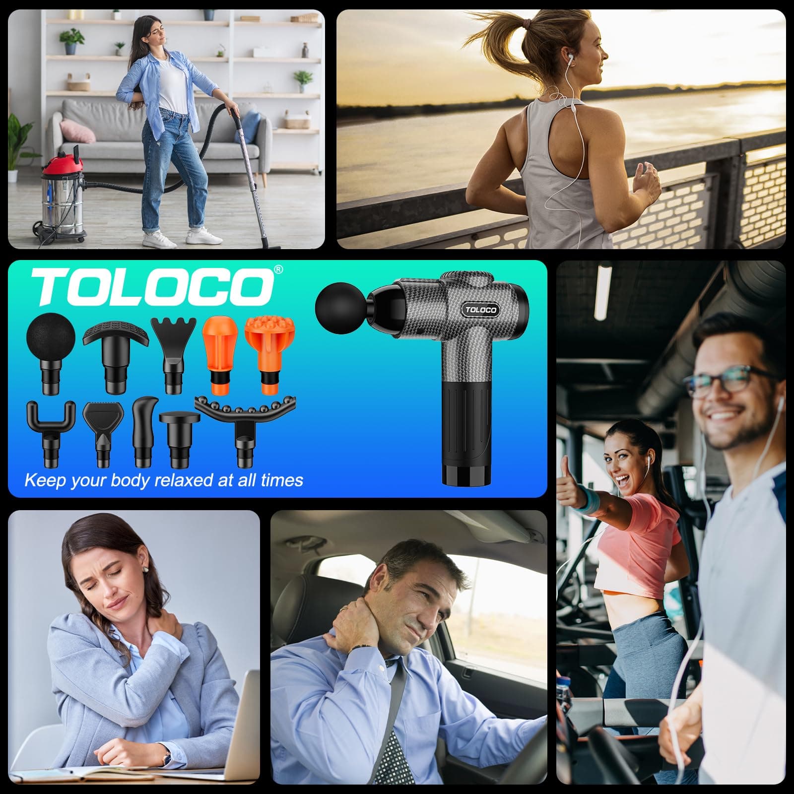 TOLOCO Massage Gun – Bild 6