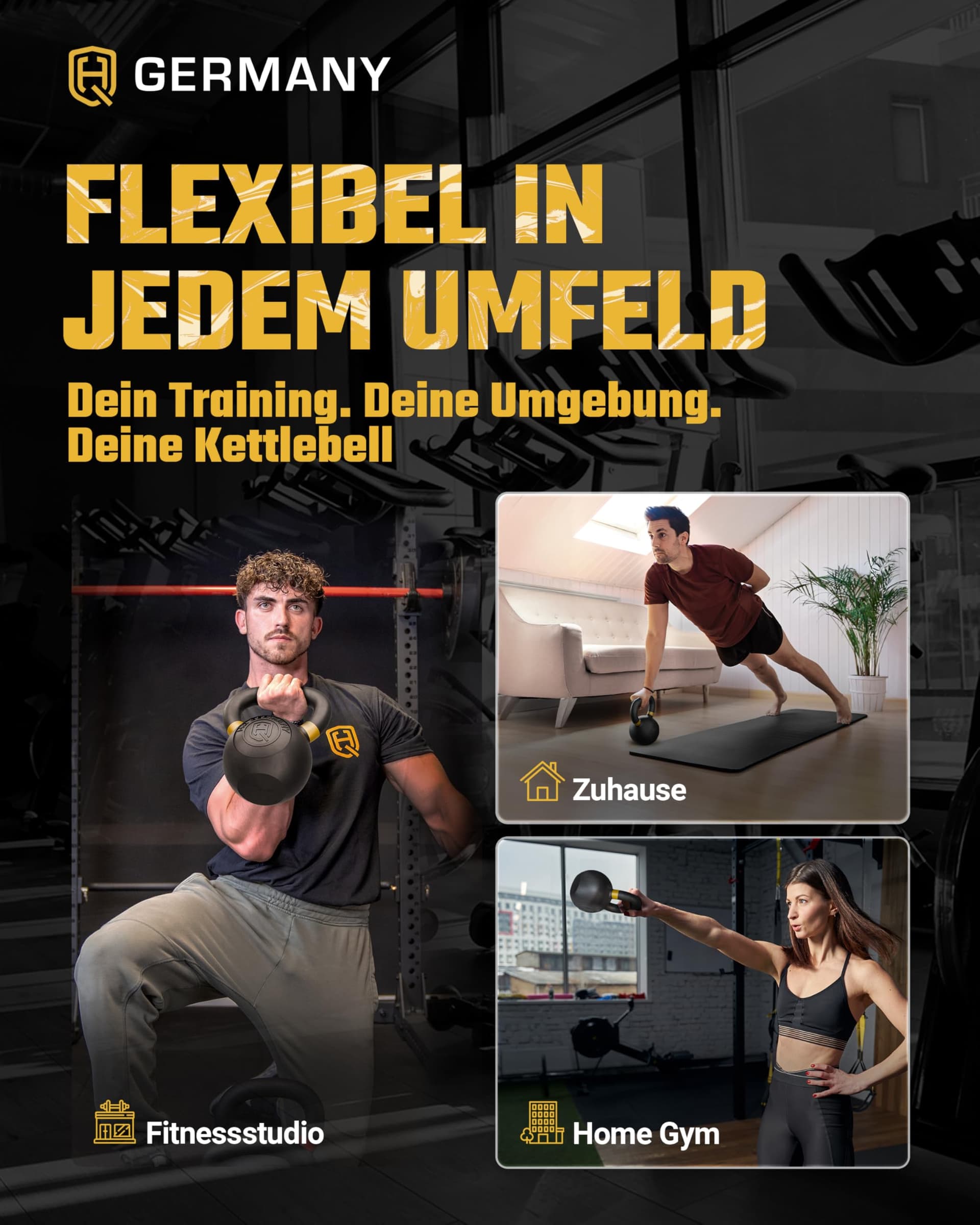 HQ Germany ® Kettlebell 16kg – Bild 6