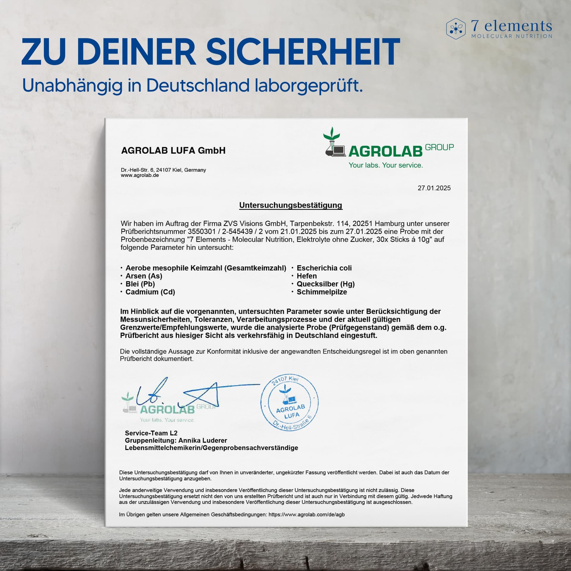 7 elements Elektrolyte OHNE ZUCKER - 30 Stück – Bild 7