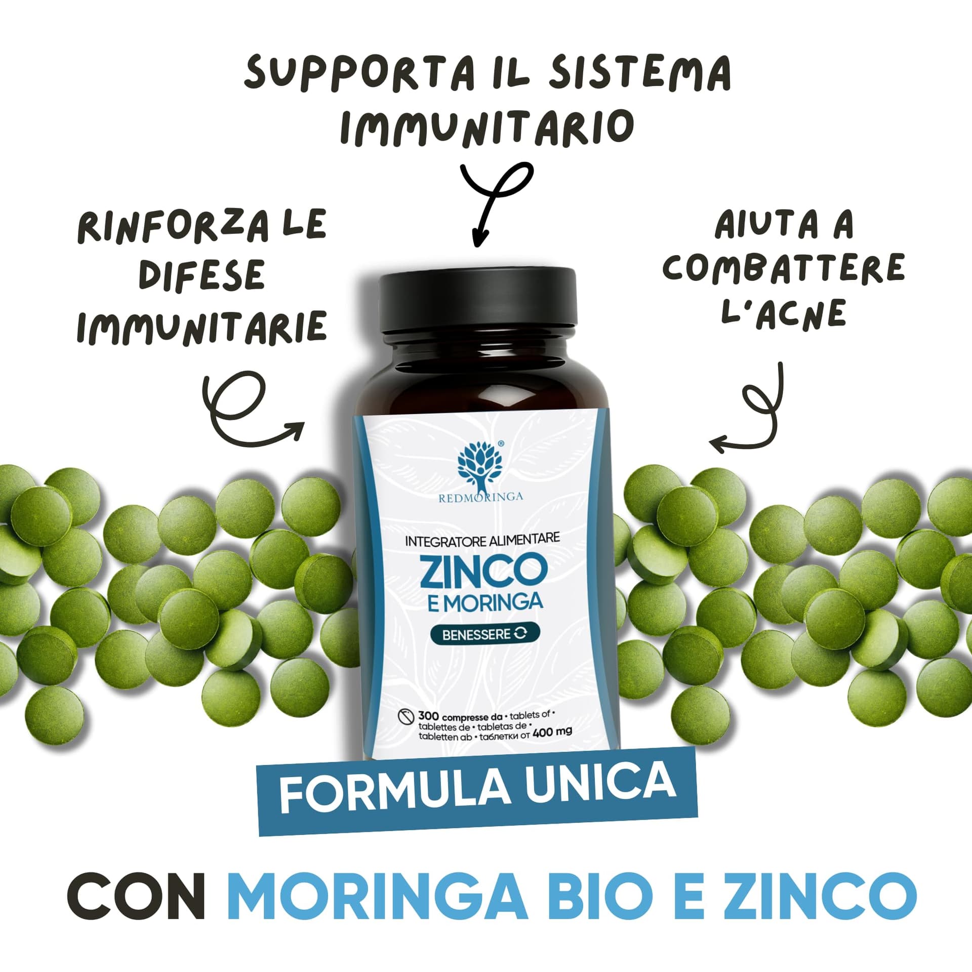 RedMoringa Zinco 15mg – Bild 3